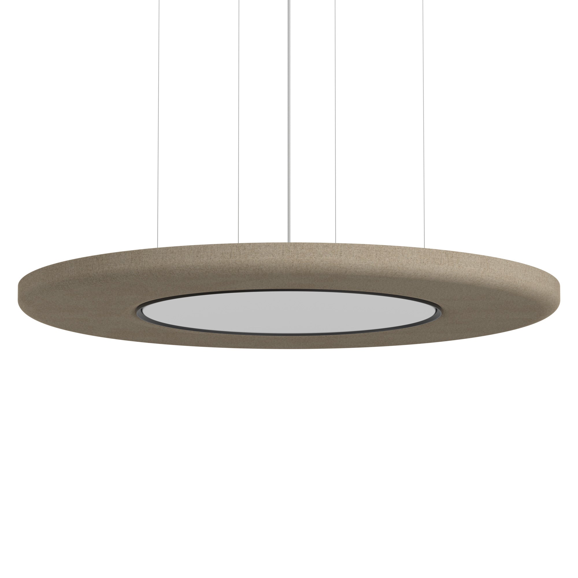 Závesná lampa LP SLIM ACOUSTIC čierny okraj