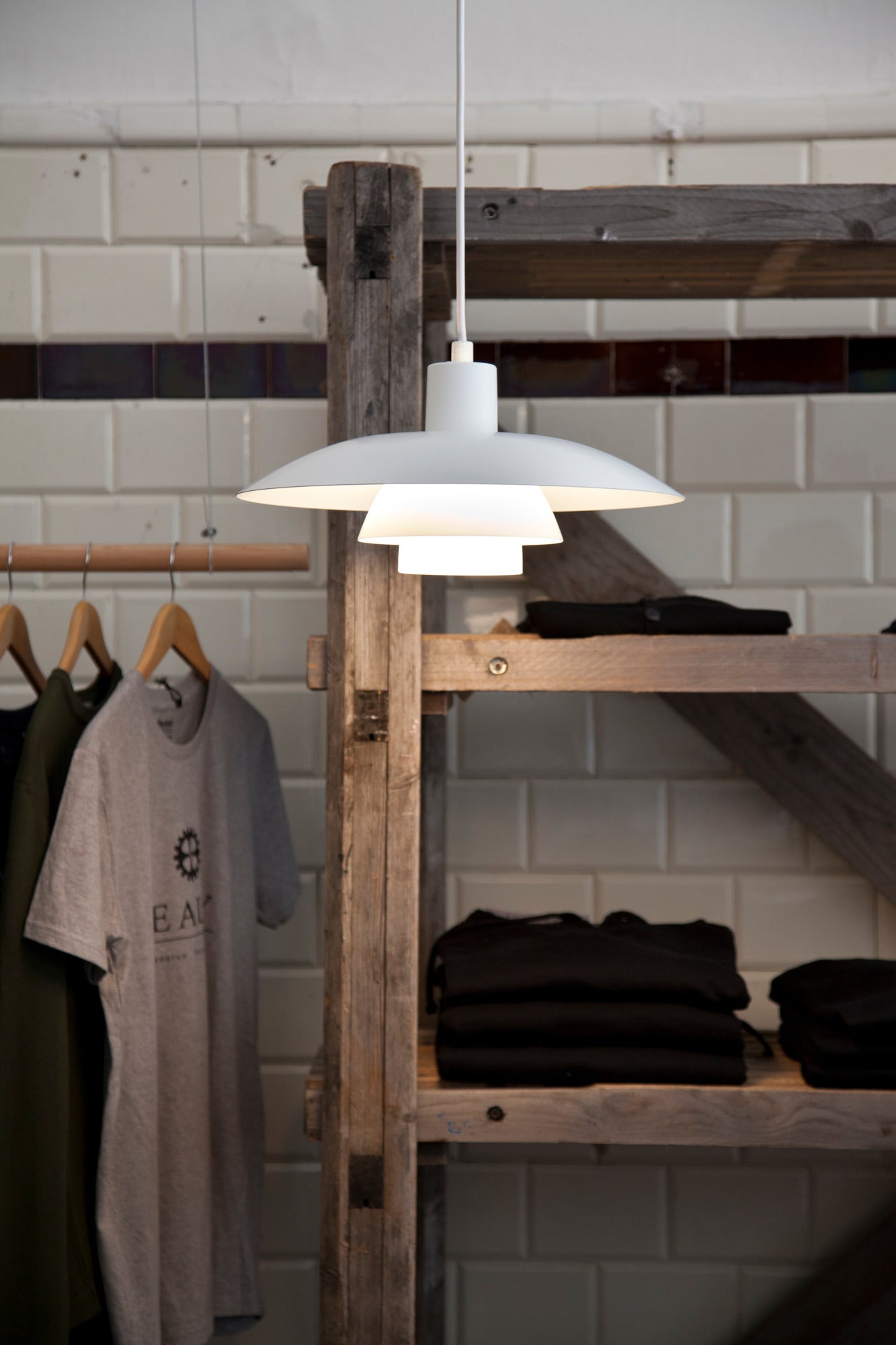 Závesná lampa PH 4/3 biela