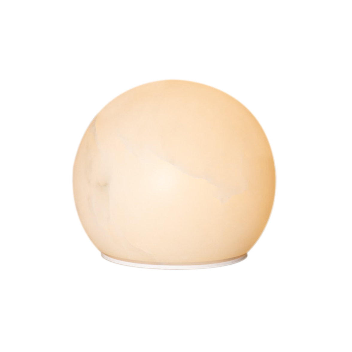 Prenosná lampa AUGURISTO biely alabaster