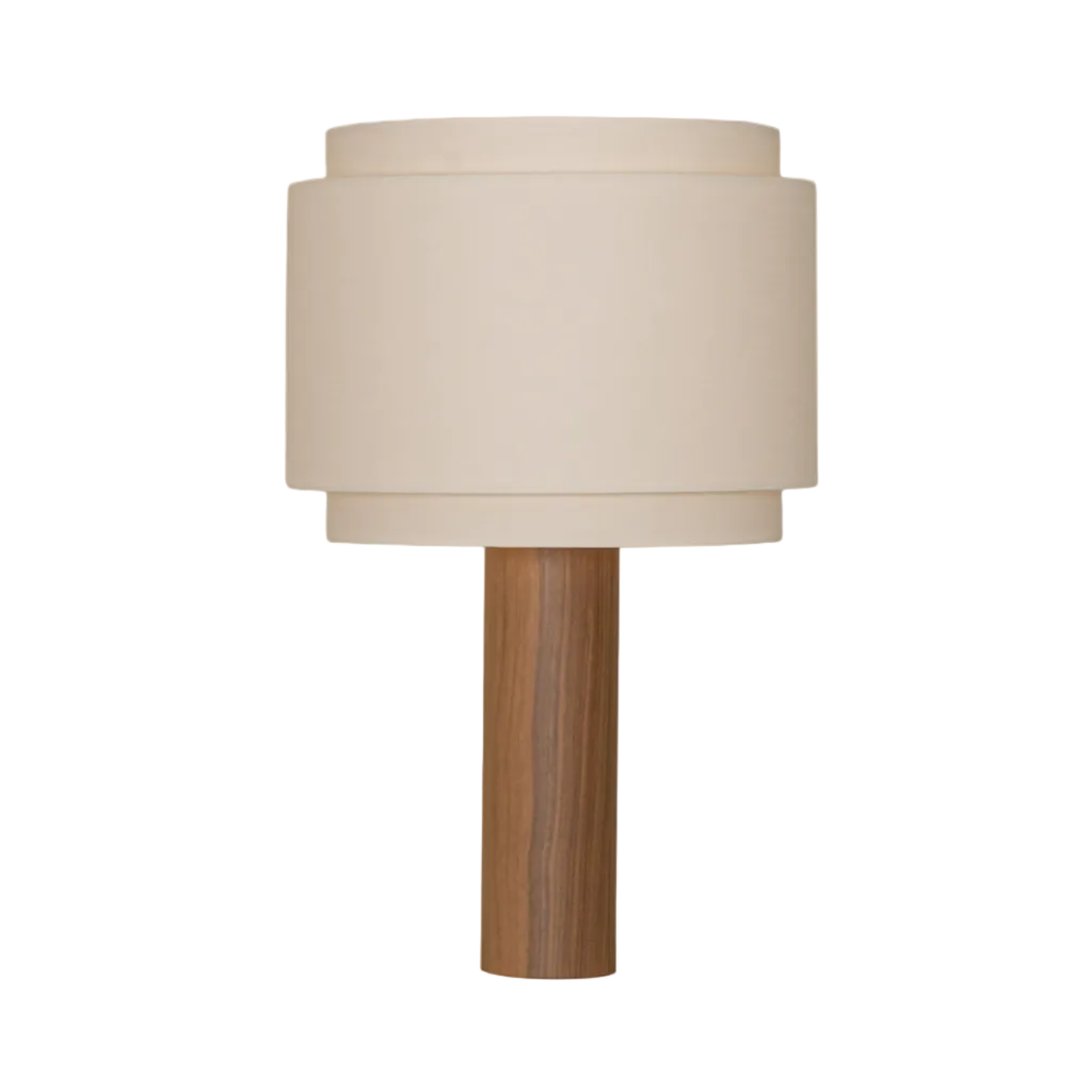 Stolná lampa PIPO DUOBLE orechové drevo