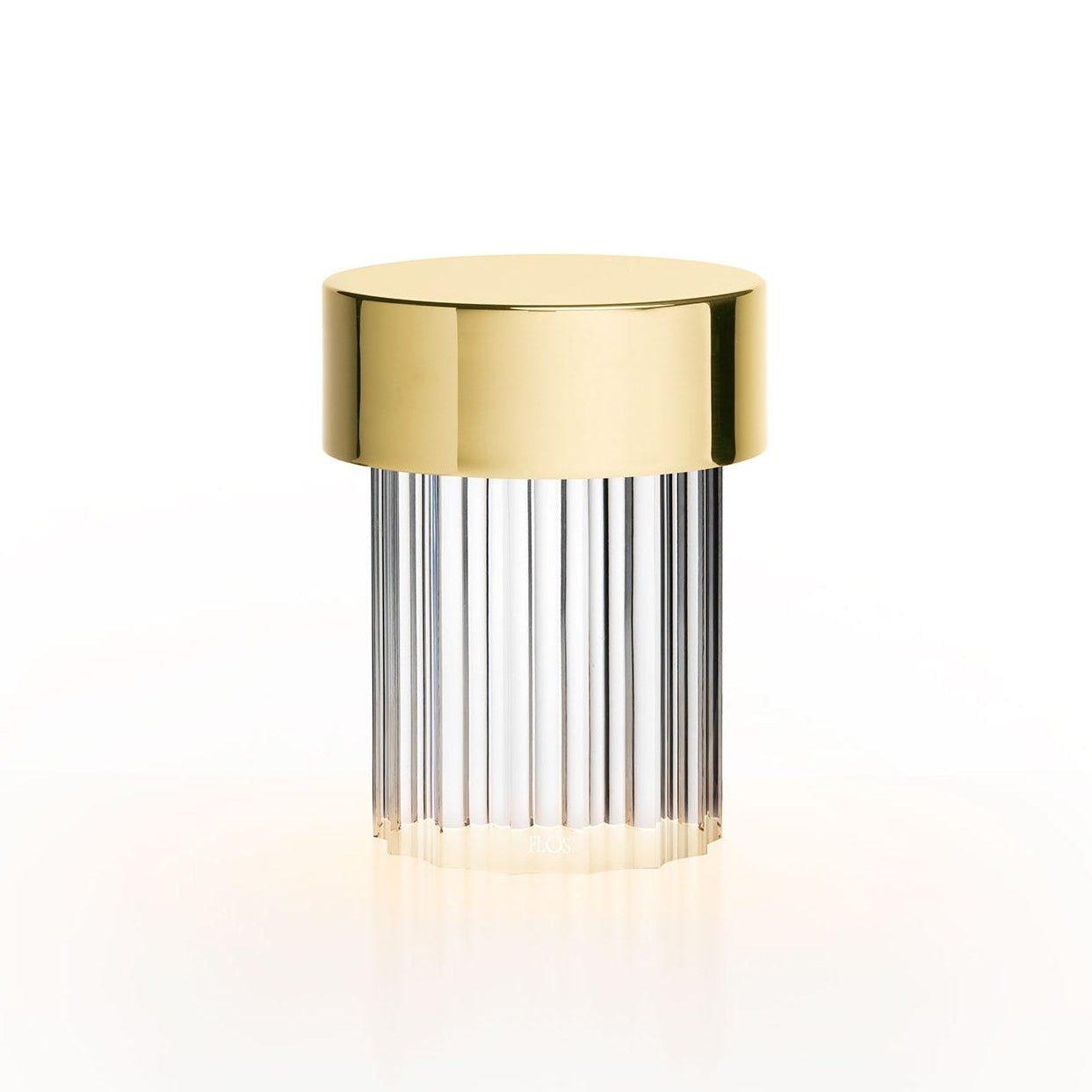 Prenosná lampa LAST ORDER FLUTED mosadzná