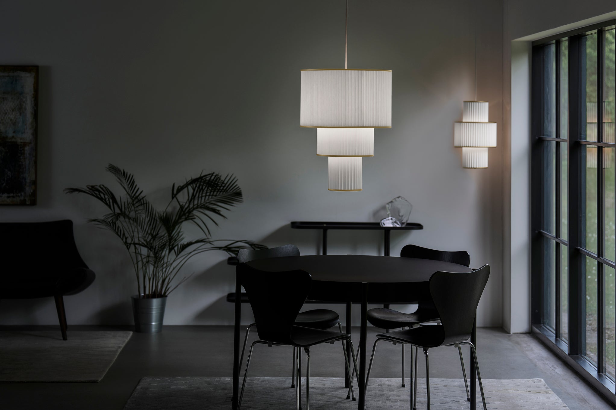 Hanging Lamp MODEL 111 PLIVELLO white with gold