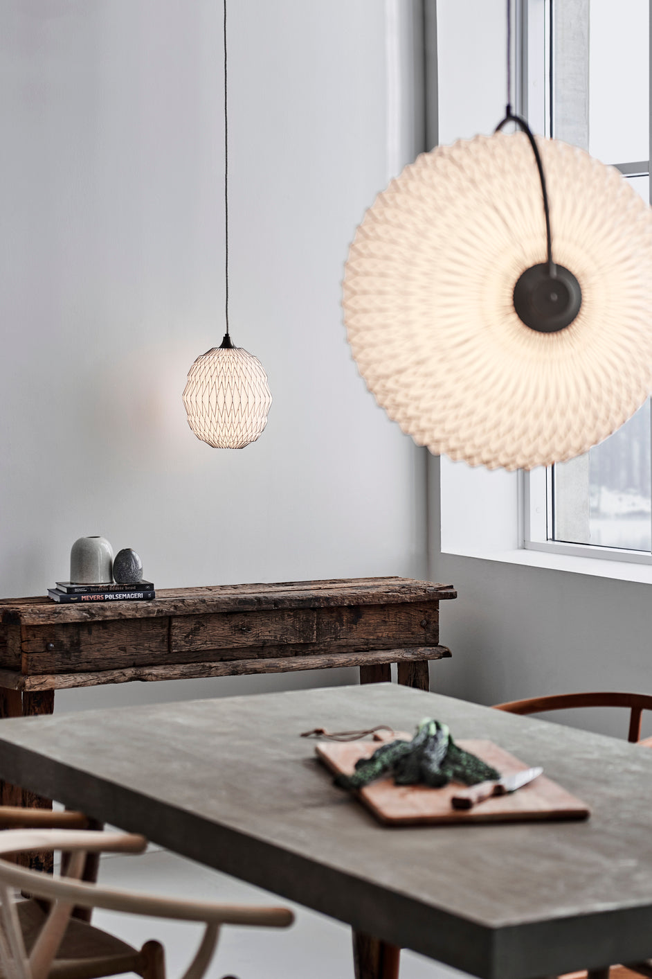 Závesná lampa MODEL 126 CALEO ORIGINAL biela