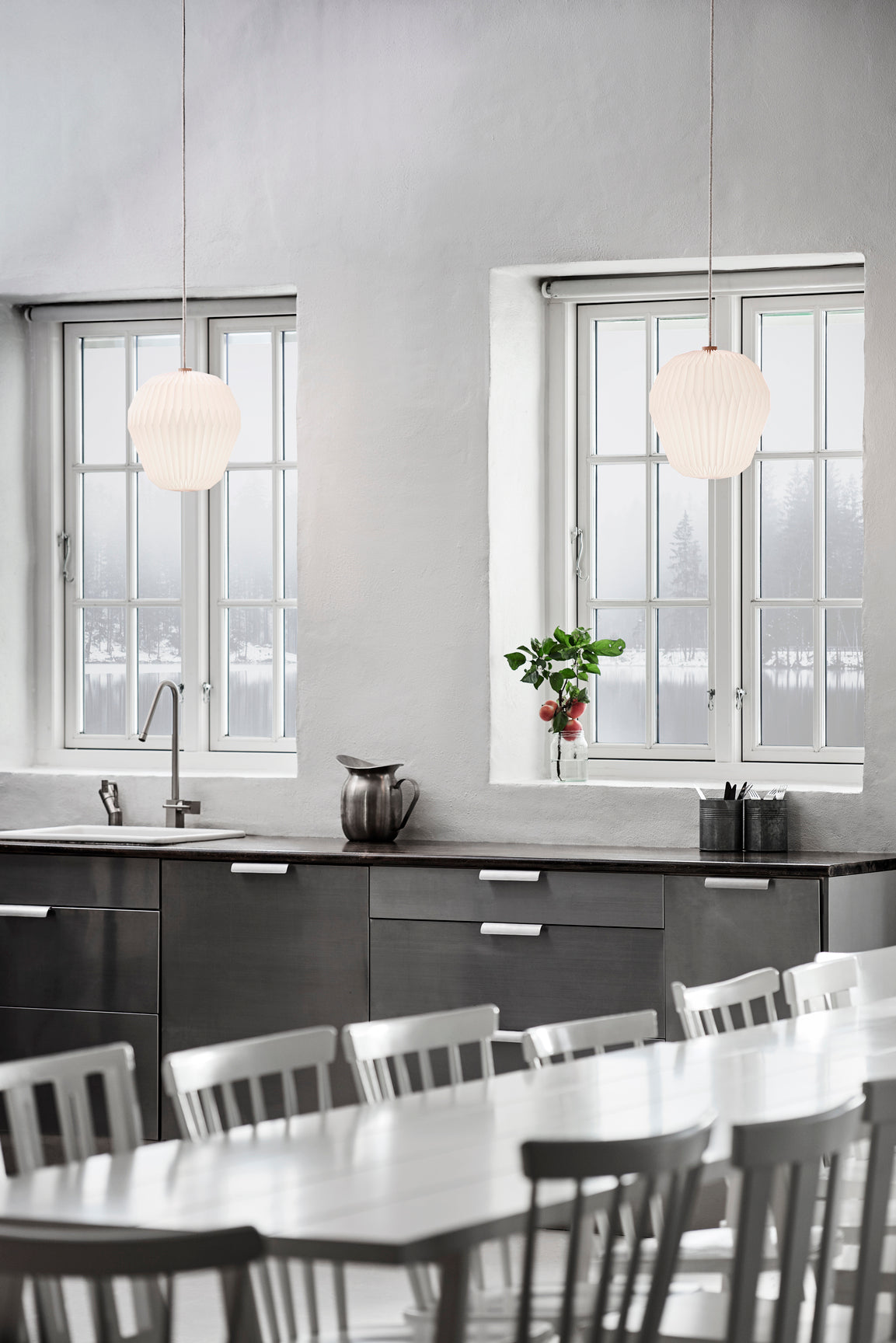 Hanging Lamp MODEL 130 BOUQUET 1 white