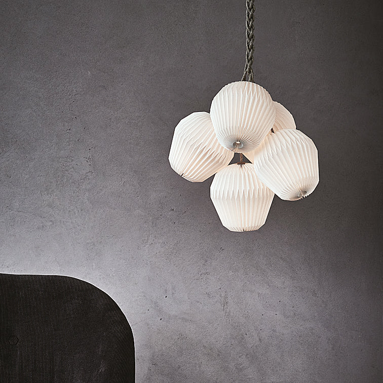 Závesná lampa MODEL 130 KYTICA 5 biela