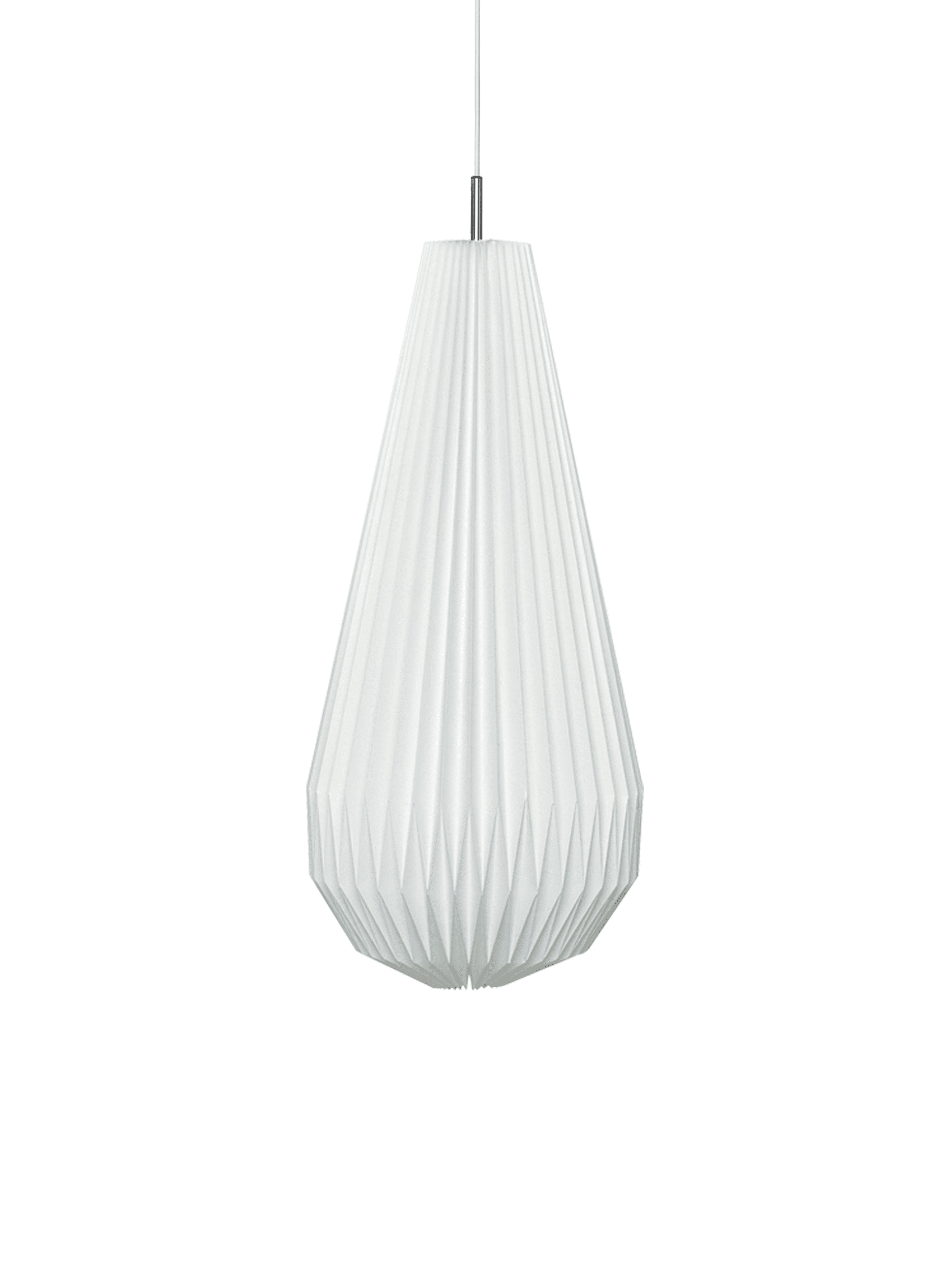 Závesná lampa MODEL 181 COMET biela so strieborným