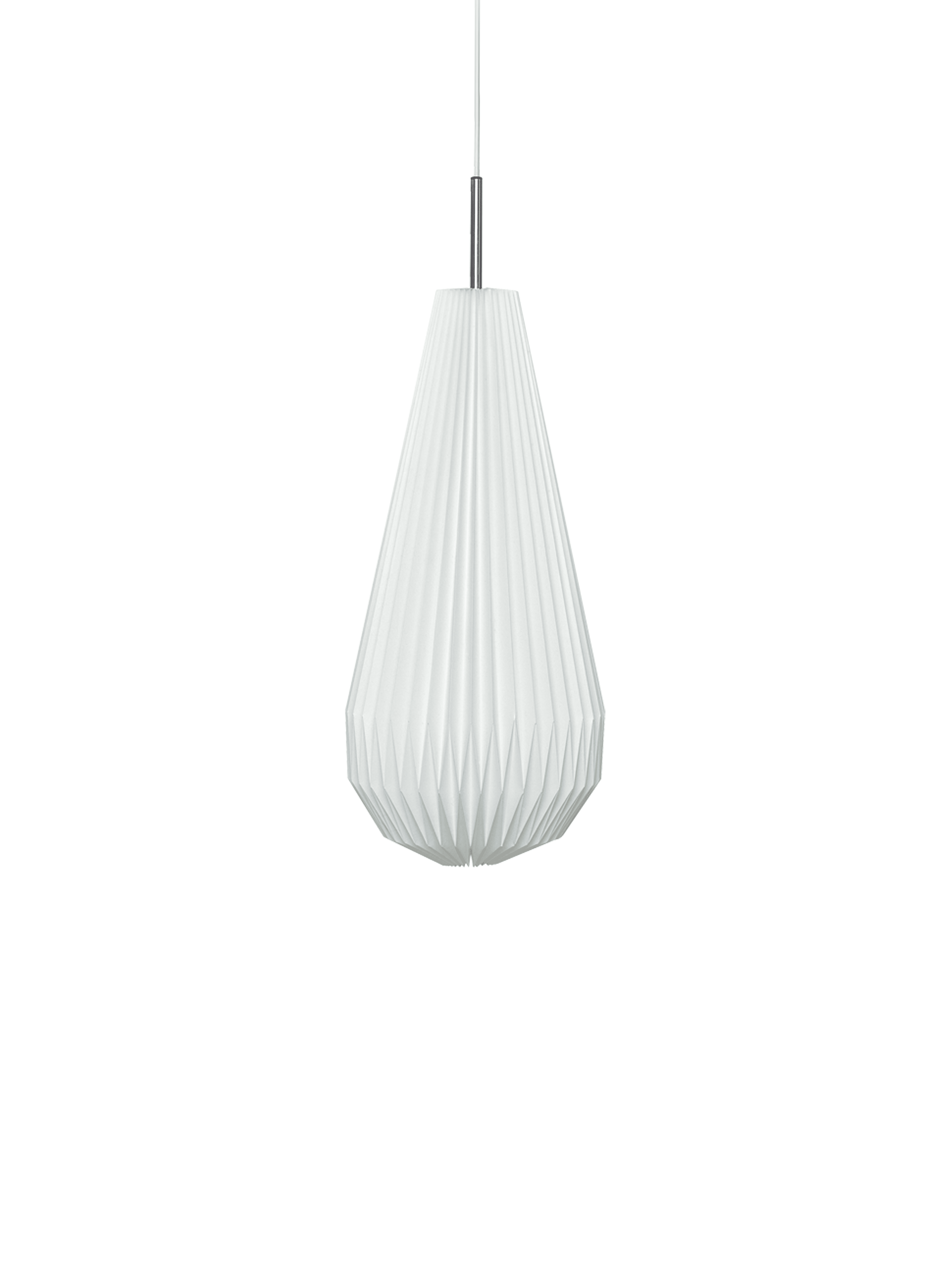 Závesná lampa MODEL 181 COMET biela so strieborným