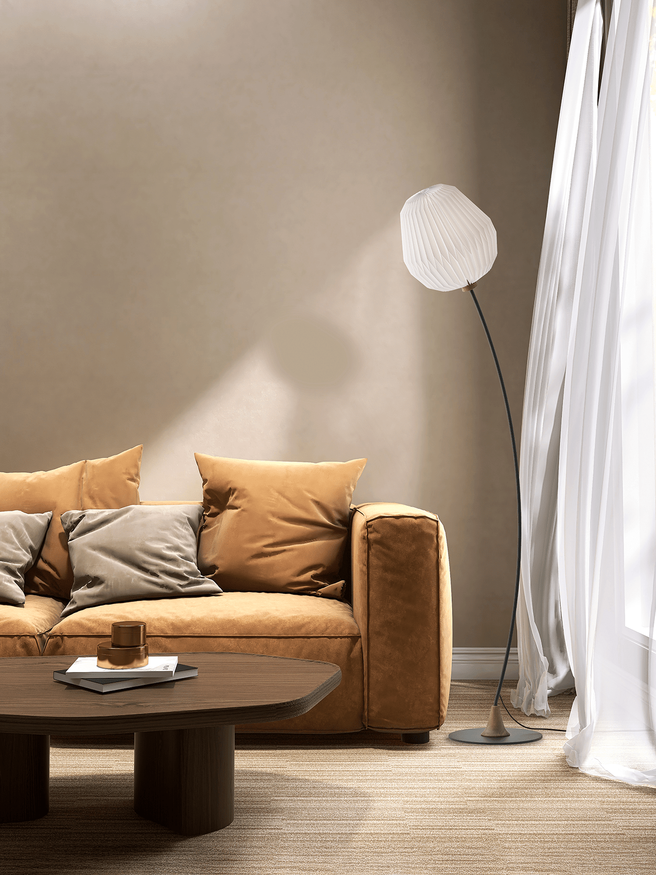 Floor lamp MODEL 330 BOUQUET white