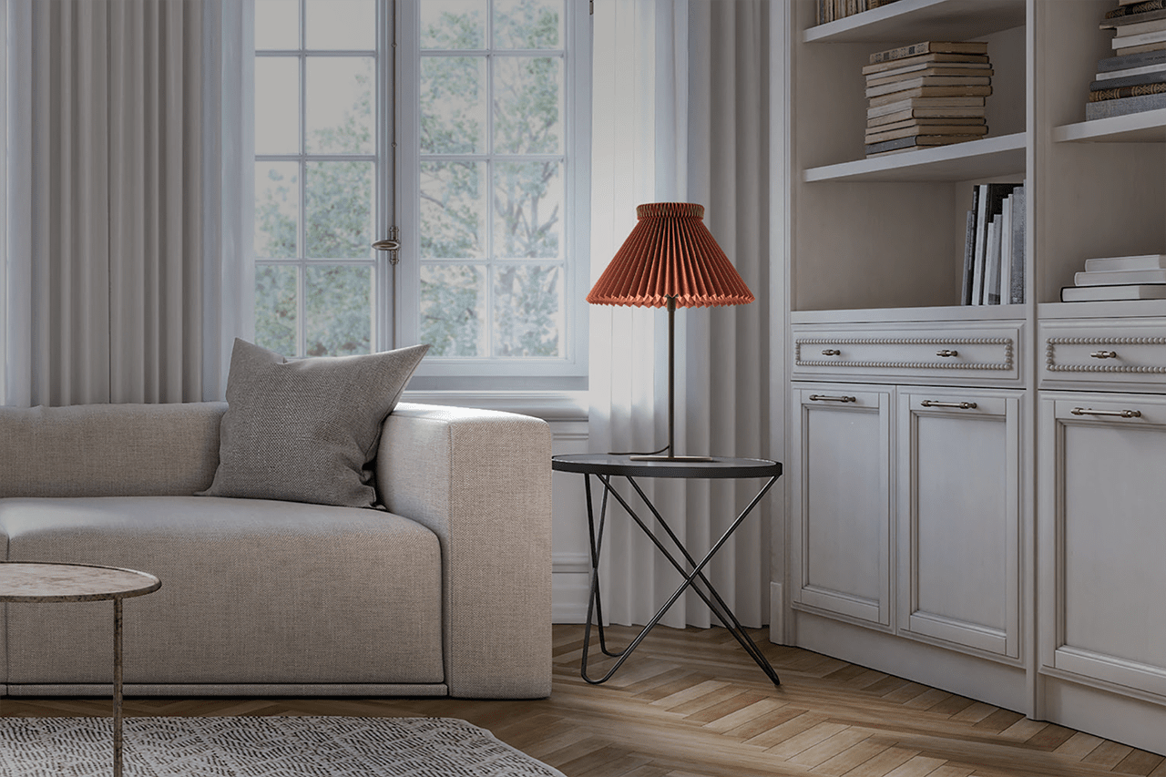 Table lamp MODEL 334 mustard