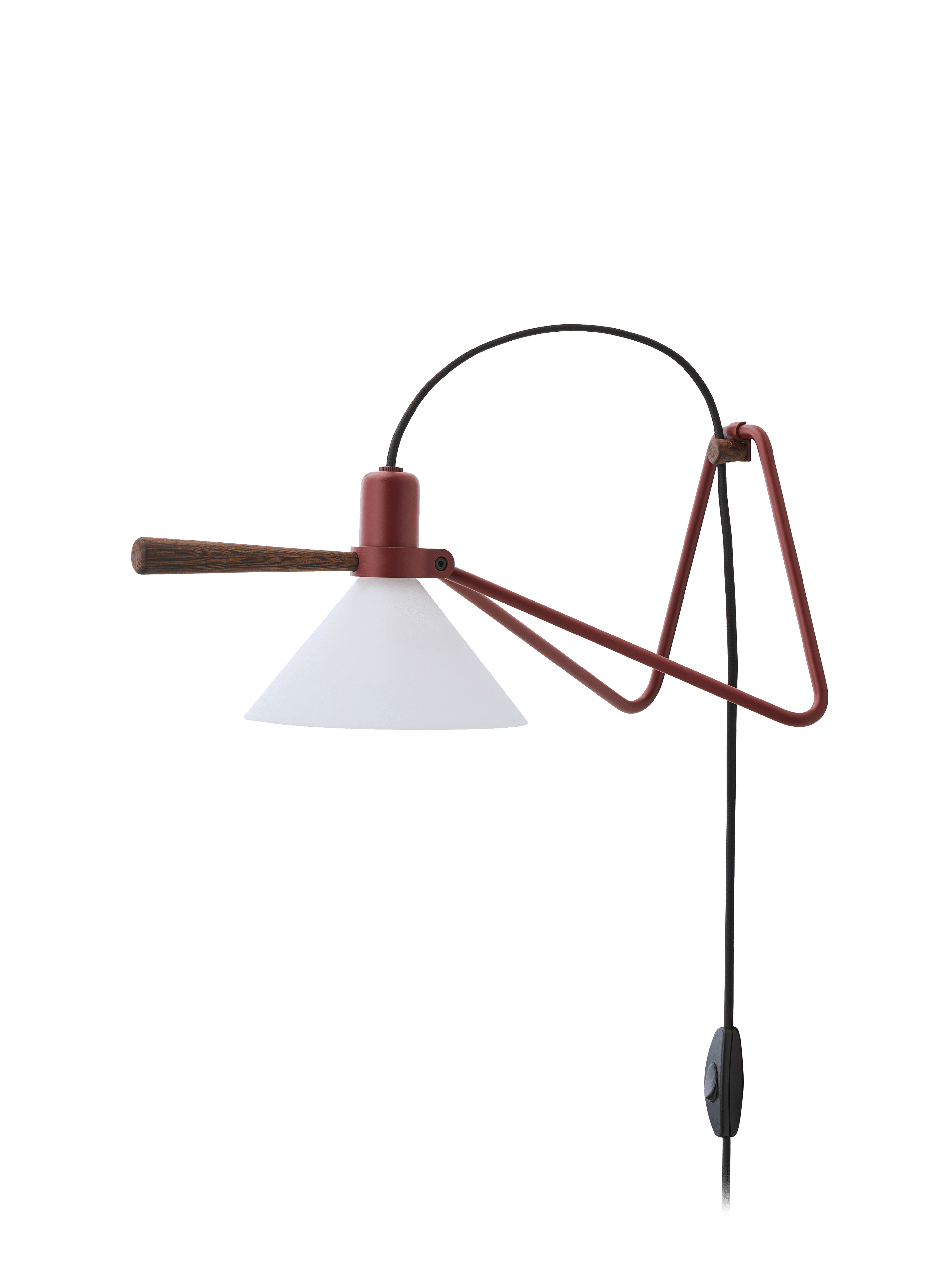 Stolná lampa MODEL 356 SPOT červená