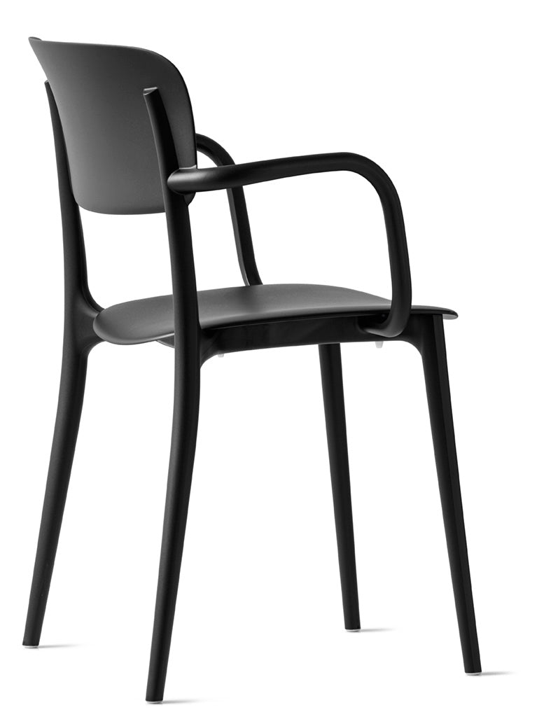 Armchair with Armrests LIBERTY black