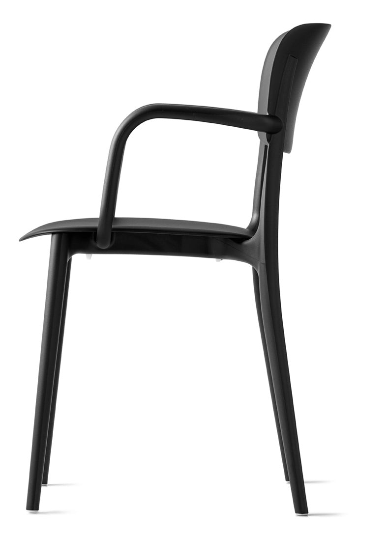 Armchair with Armrests LIBERTY black