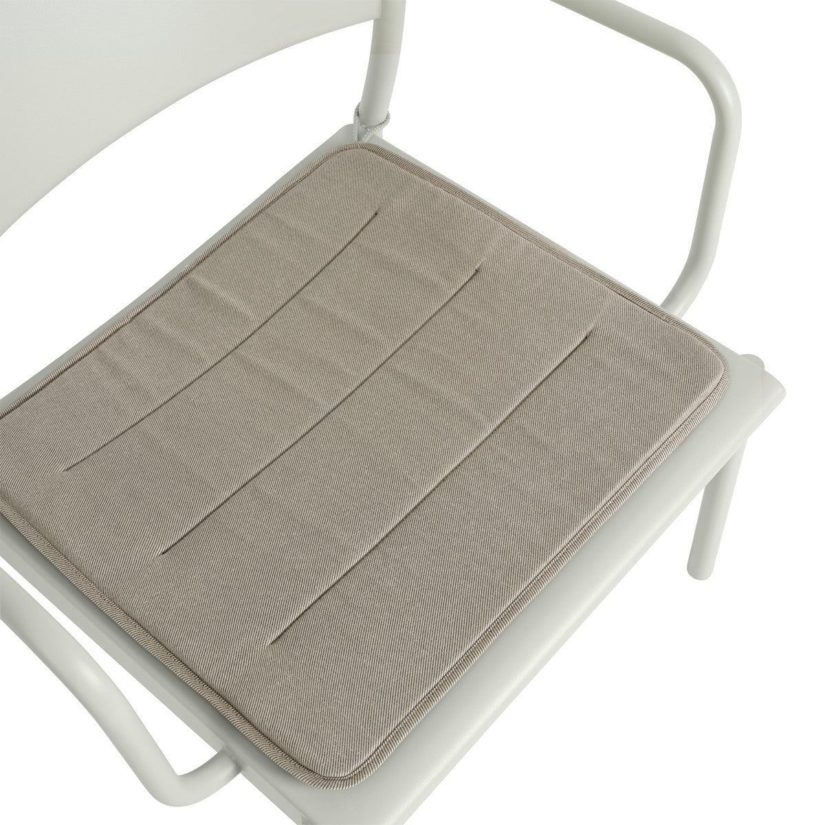 LINEAR Outdoor Armchair Gray Steel