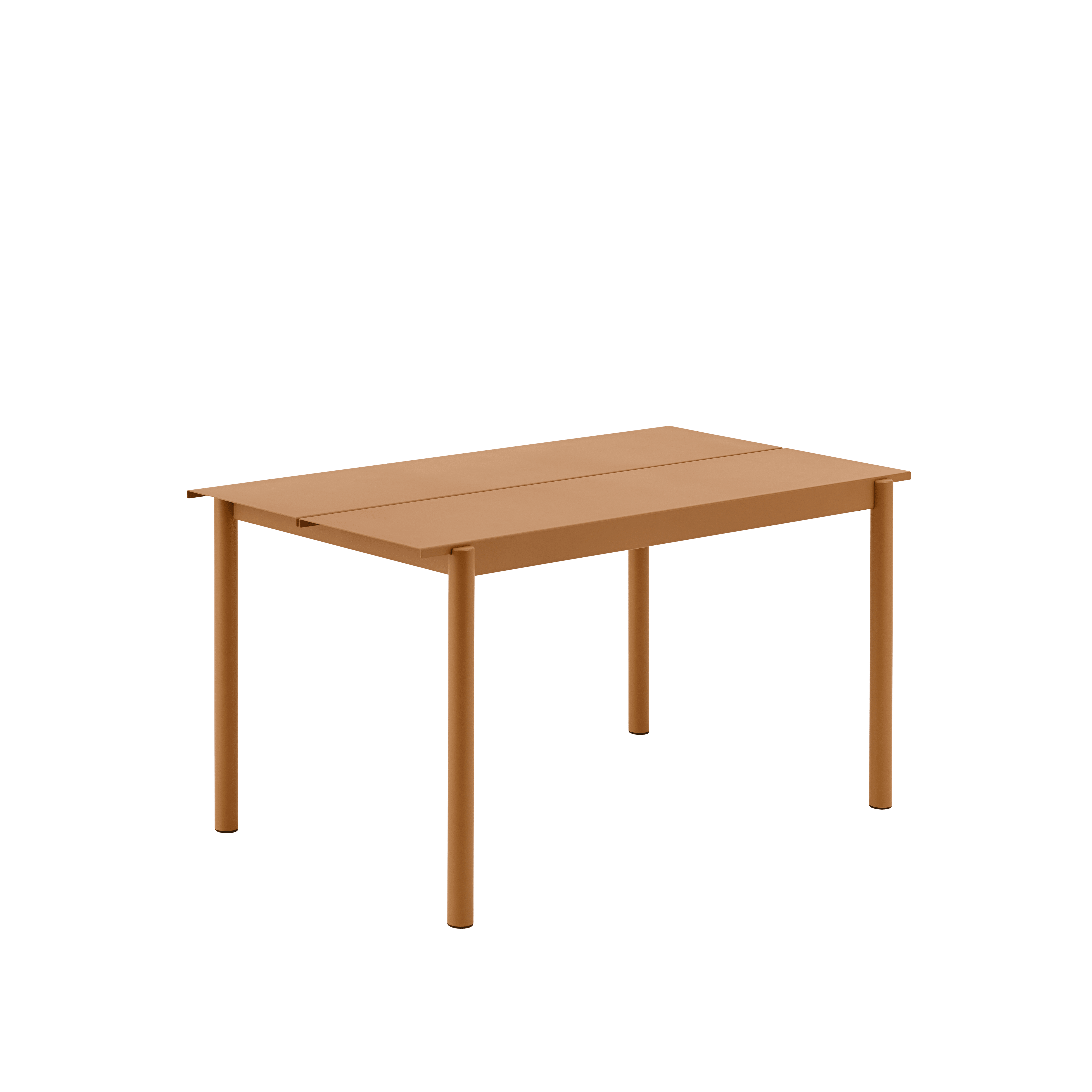 Záhradný stôl LINEAR oranžová oceľ