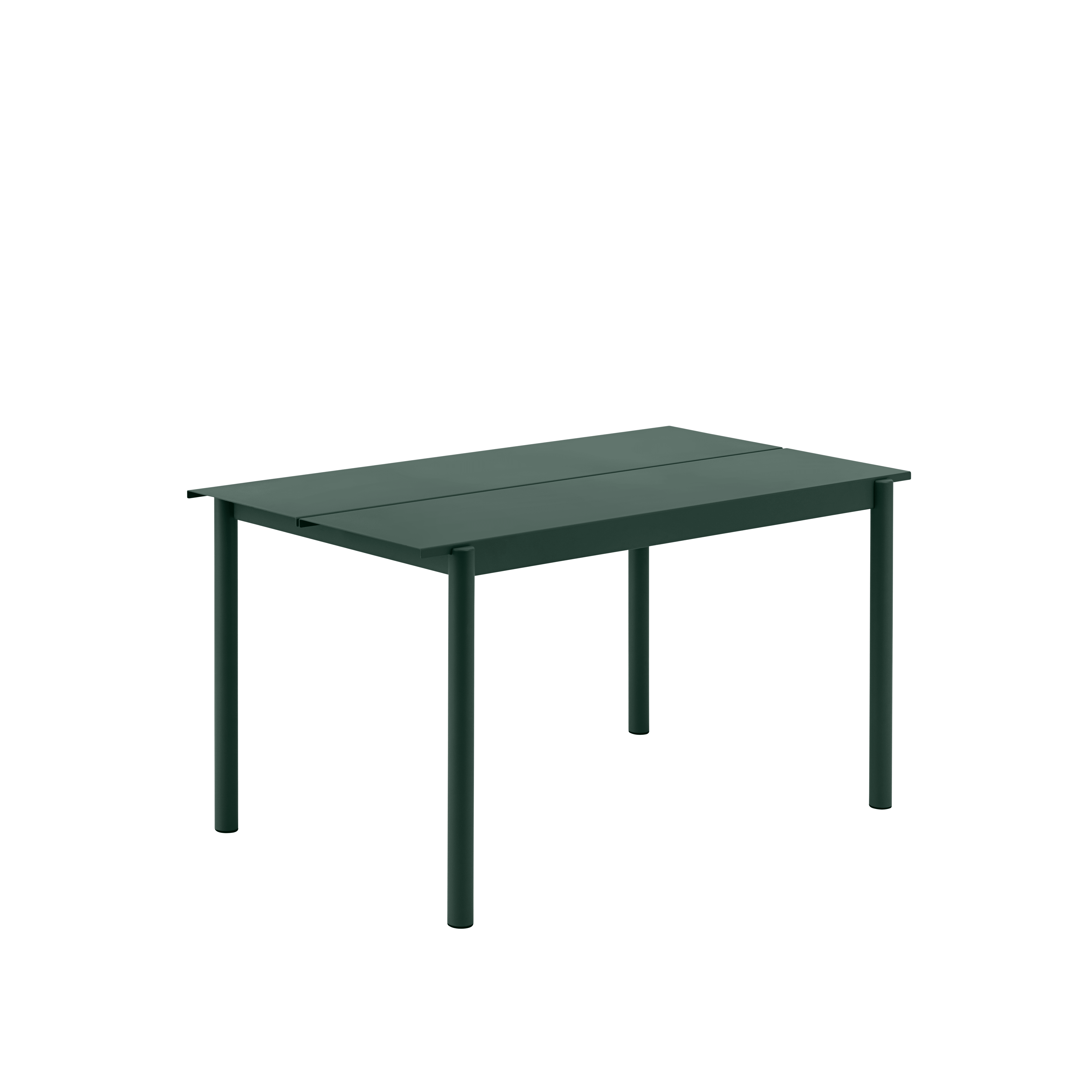 Záhradný stôl LINEAR tmavozelená oceľ