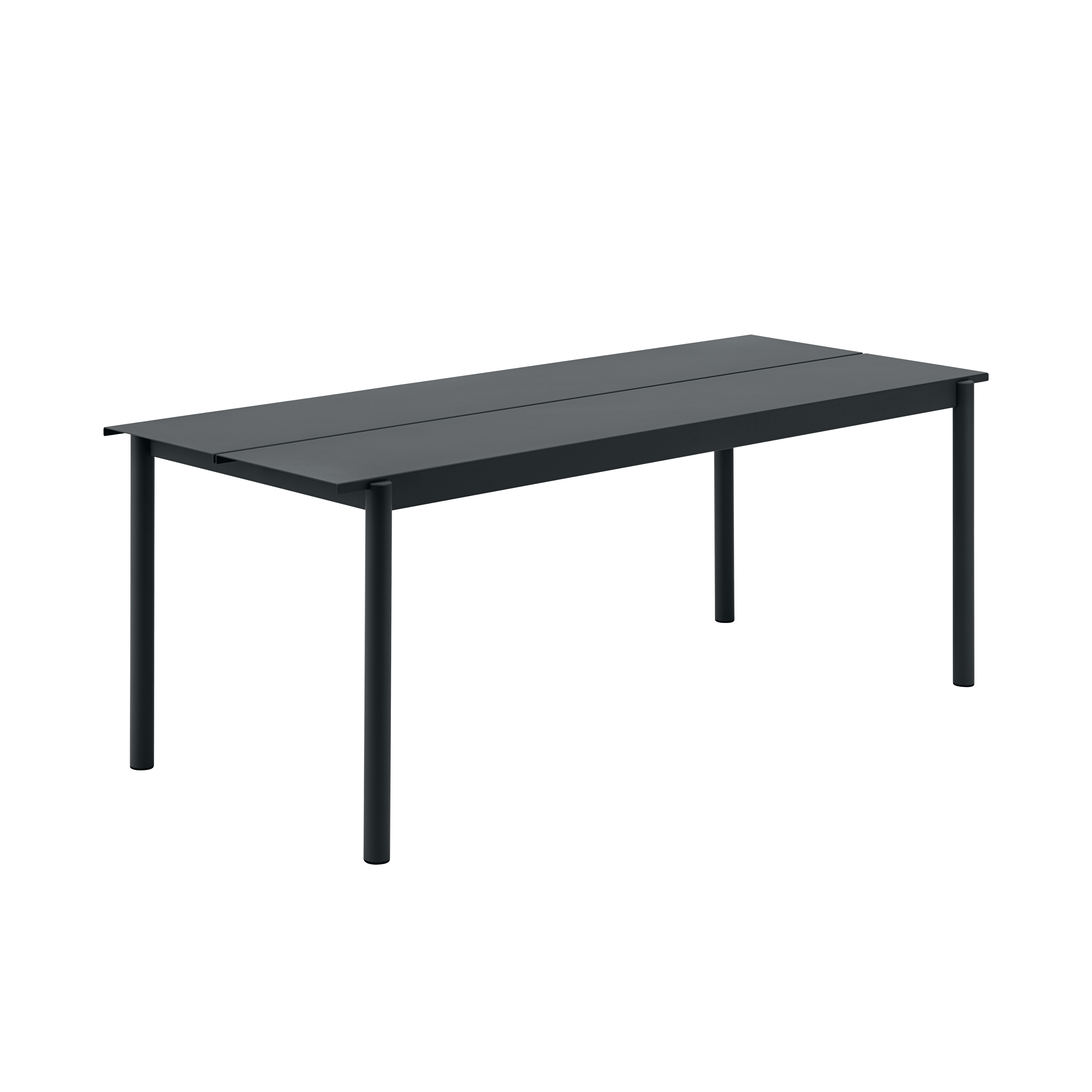 Záhradný stôl LINEAR čierna oceľ