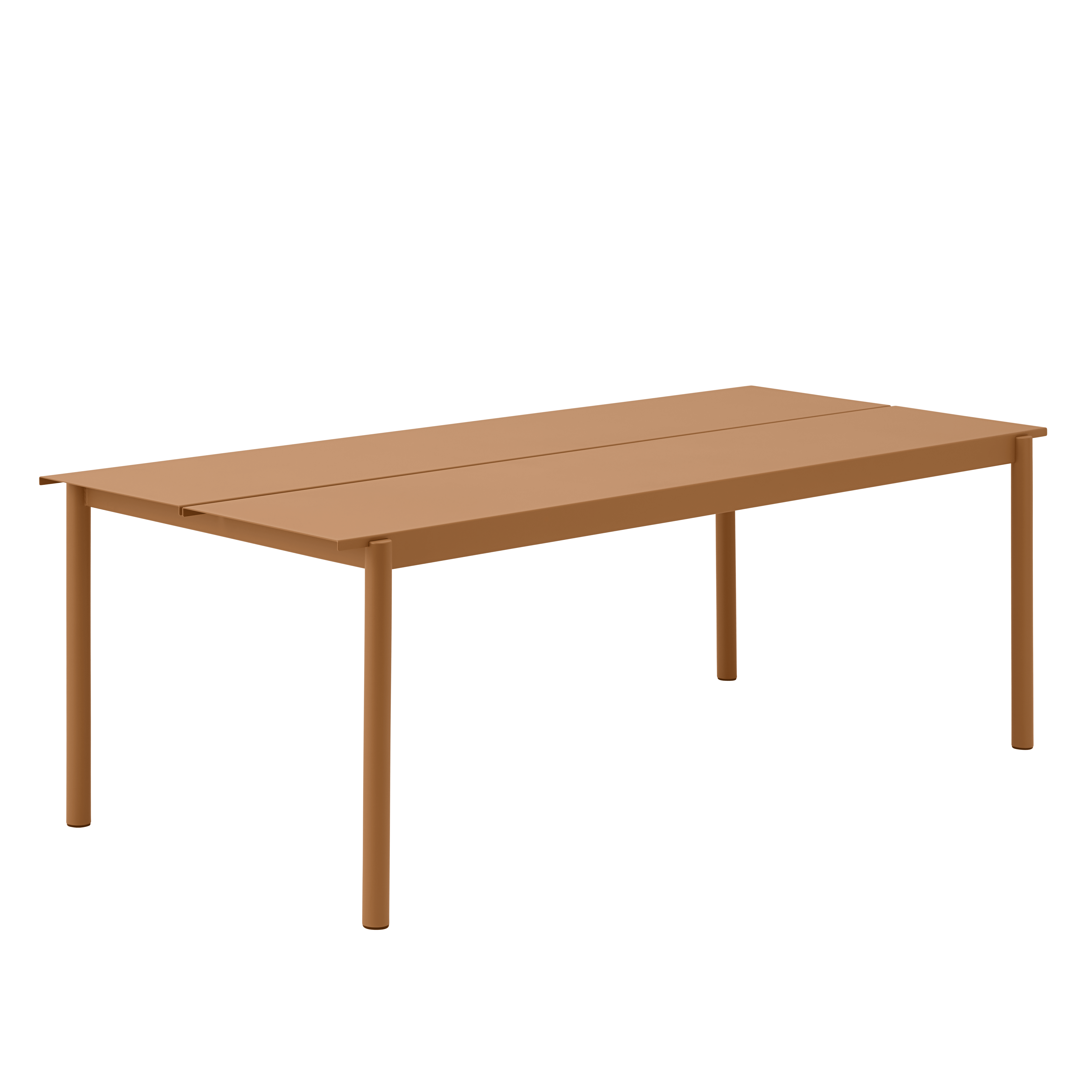 Záhradný stôl LINEAR oranžová oceľ
