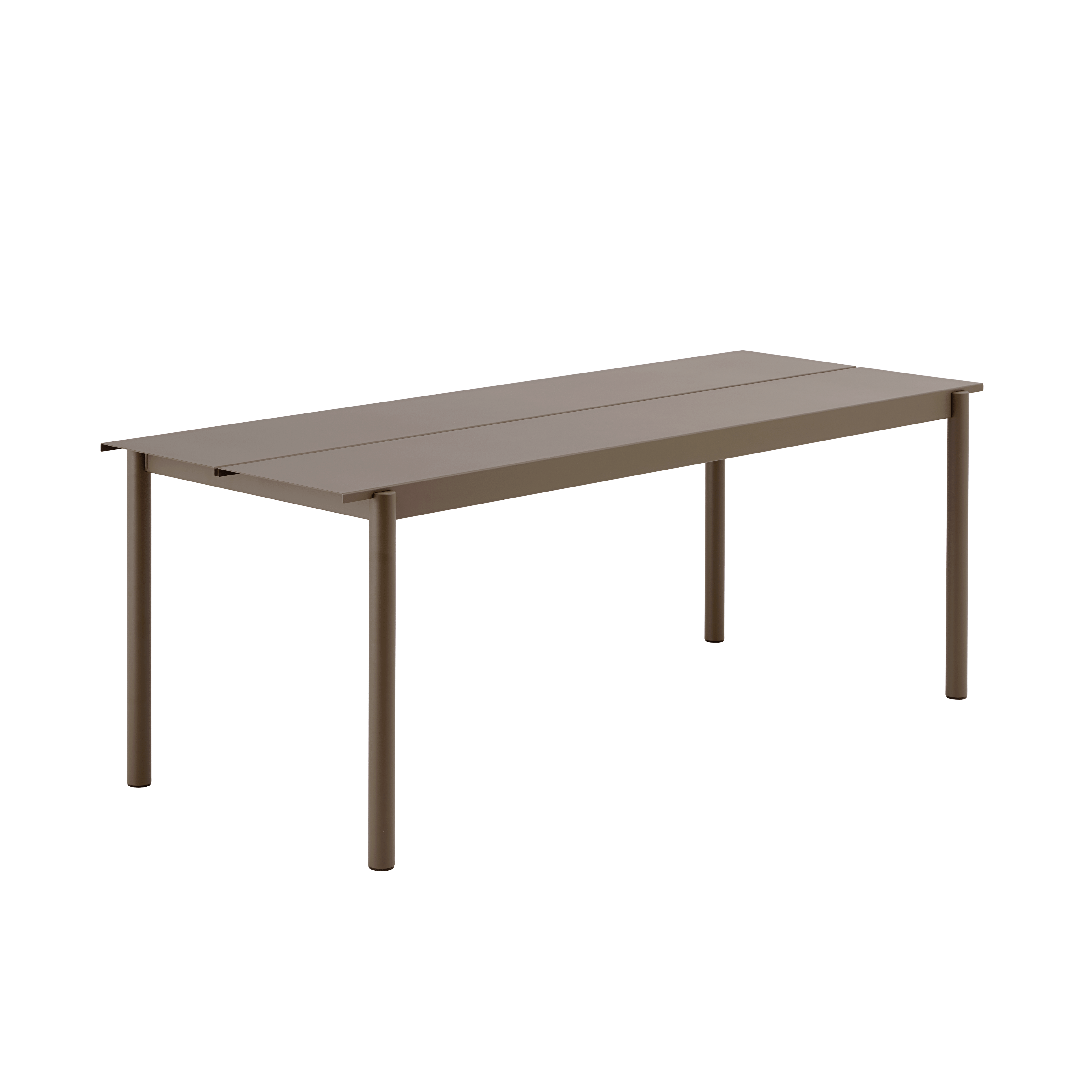 Záhradný stôl LINEAR taupe oceľ