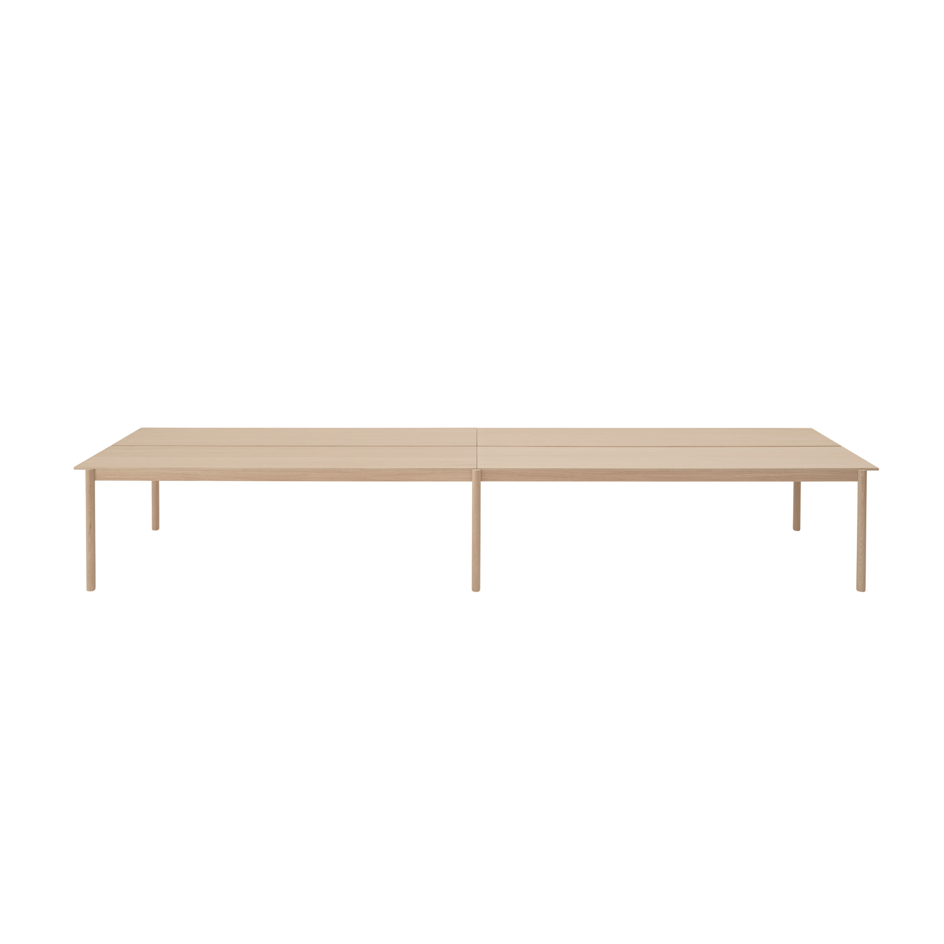 Stôl do kancelárie LINEAR SYSTEM - KONFIGURÁCIA 2 dubová dyha