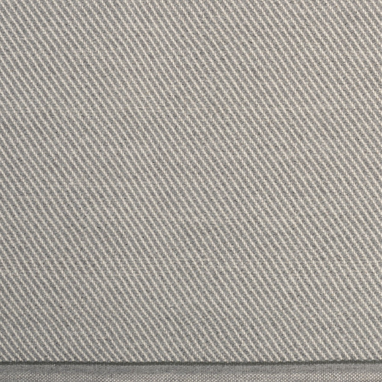 DAWN LIGHT gray rug with green stripe