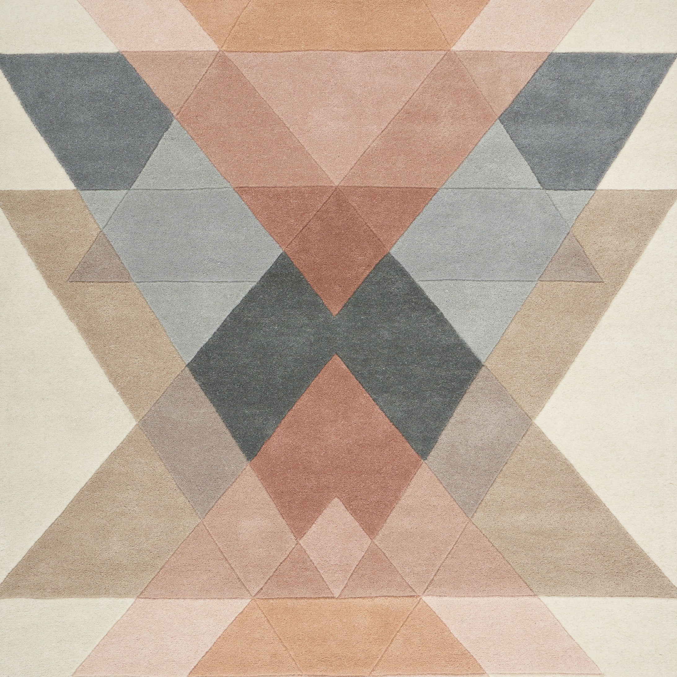 Koberec FREYA - PUDROVÝ béžový s lososovým