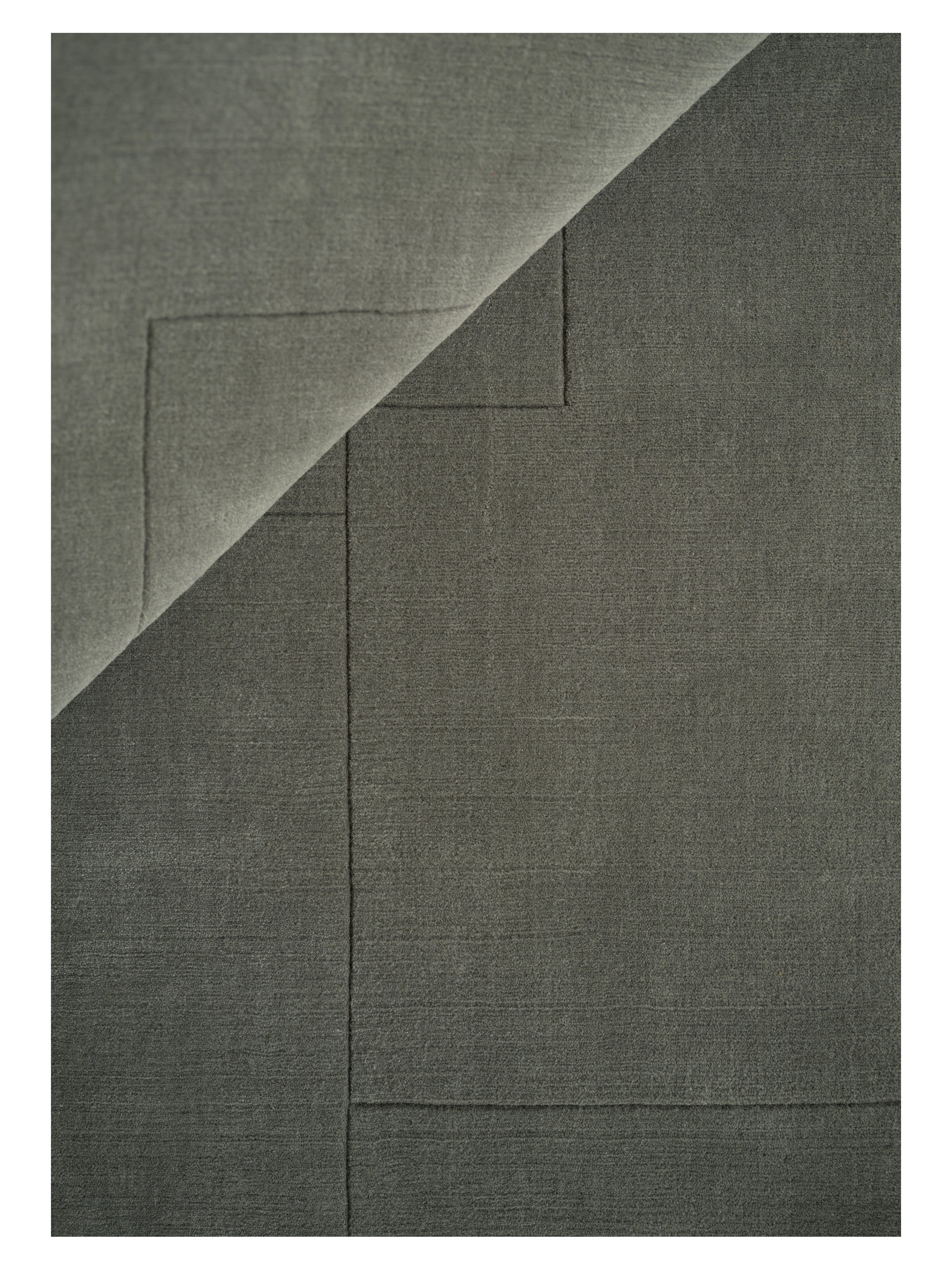 Koberec GEOMETRICKÝ BLUDISKO zelený mach