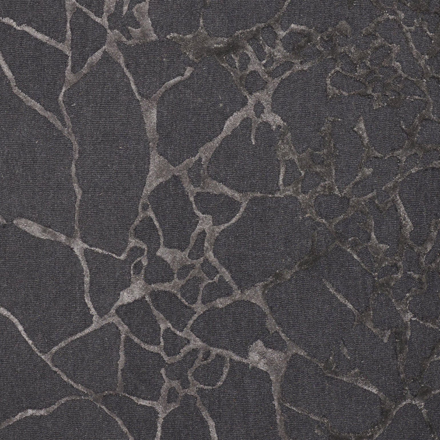 Kruhový koberec MARMO - CHARCOAL tmavosivý