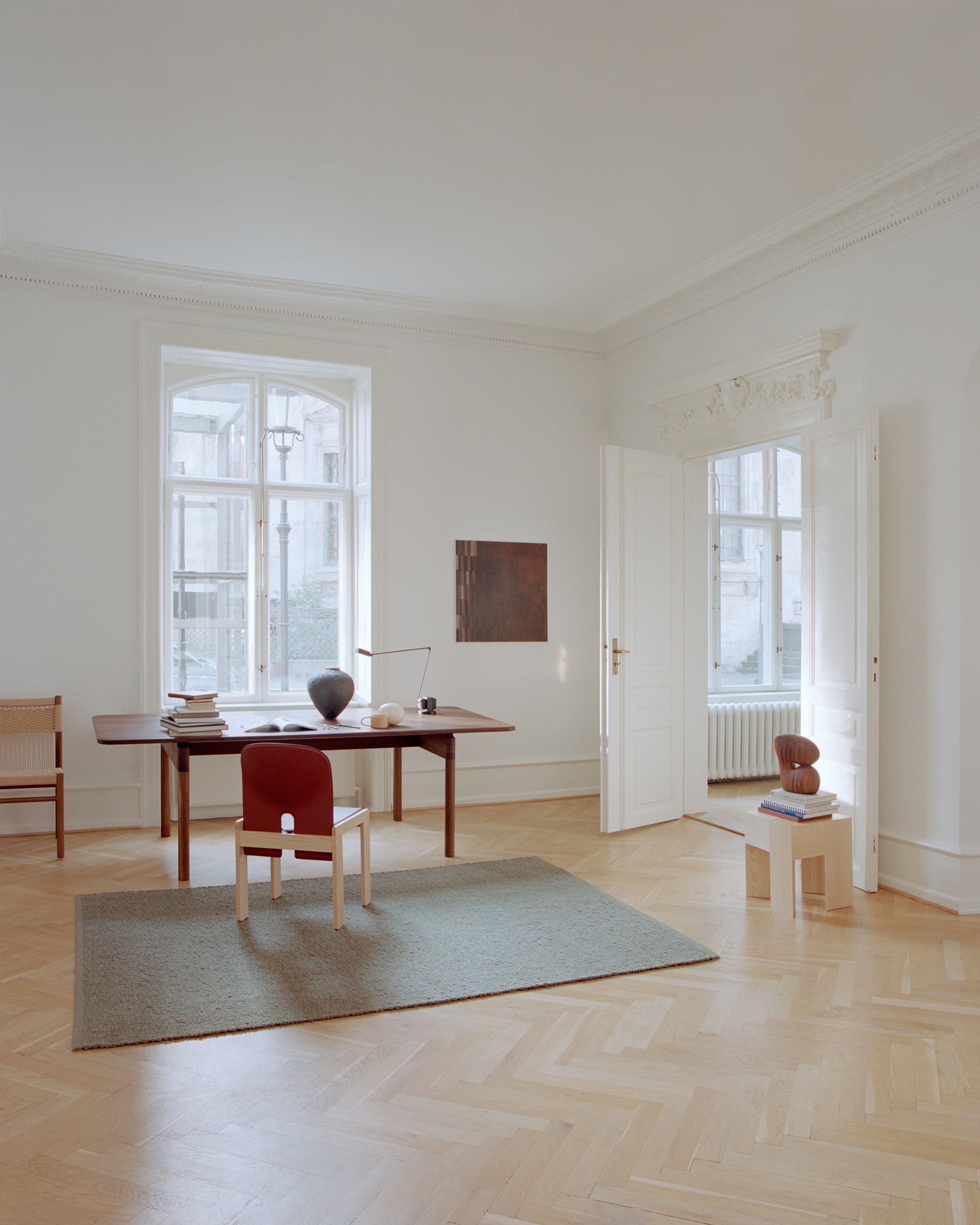 PEBBLED POEM Beige Rug