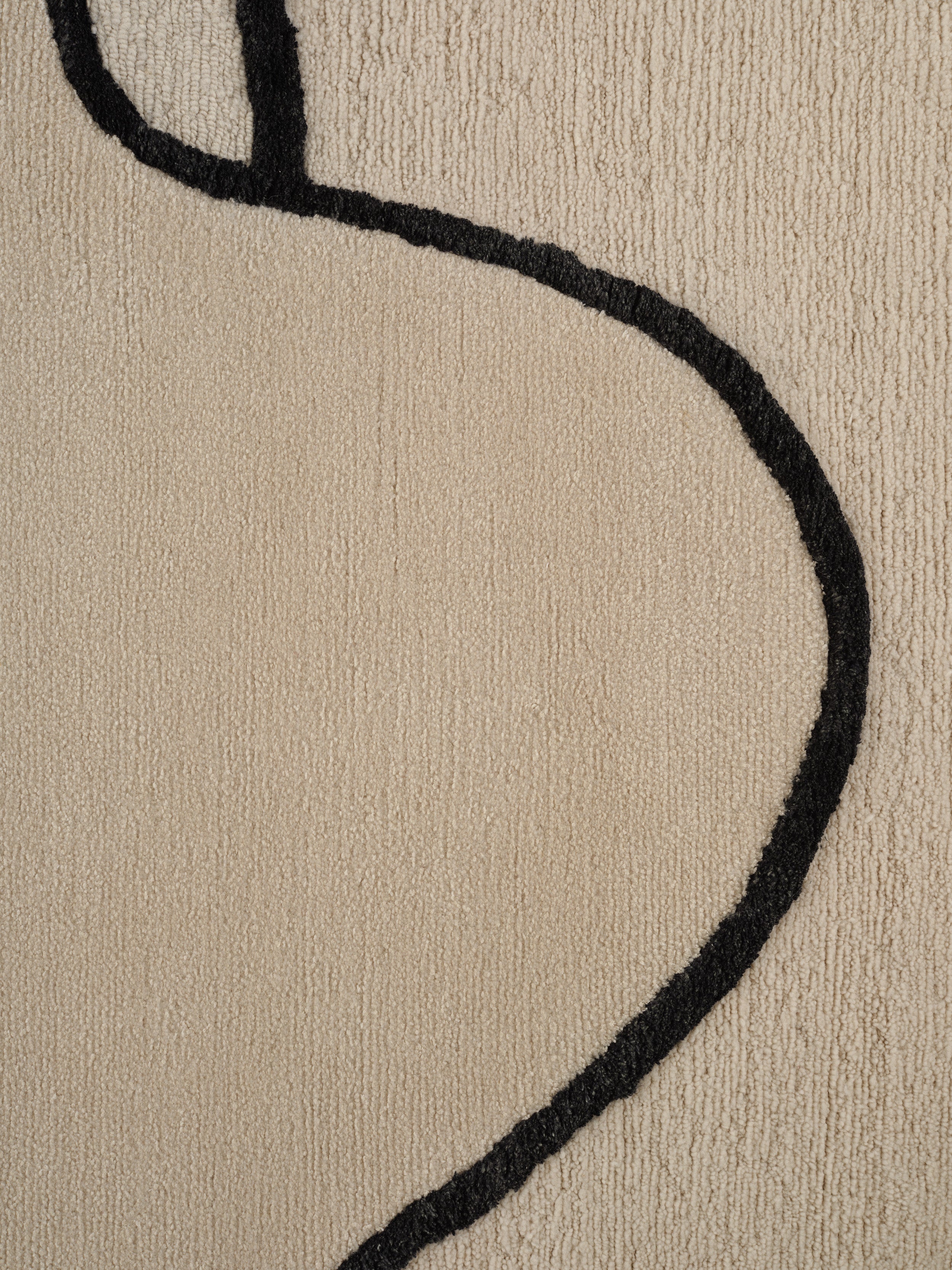 Koberec SELF MIRAGE béžový s čiernym