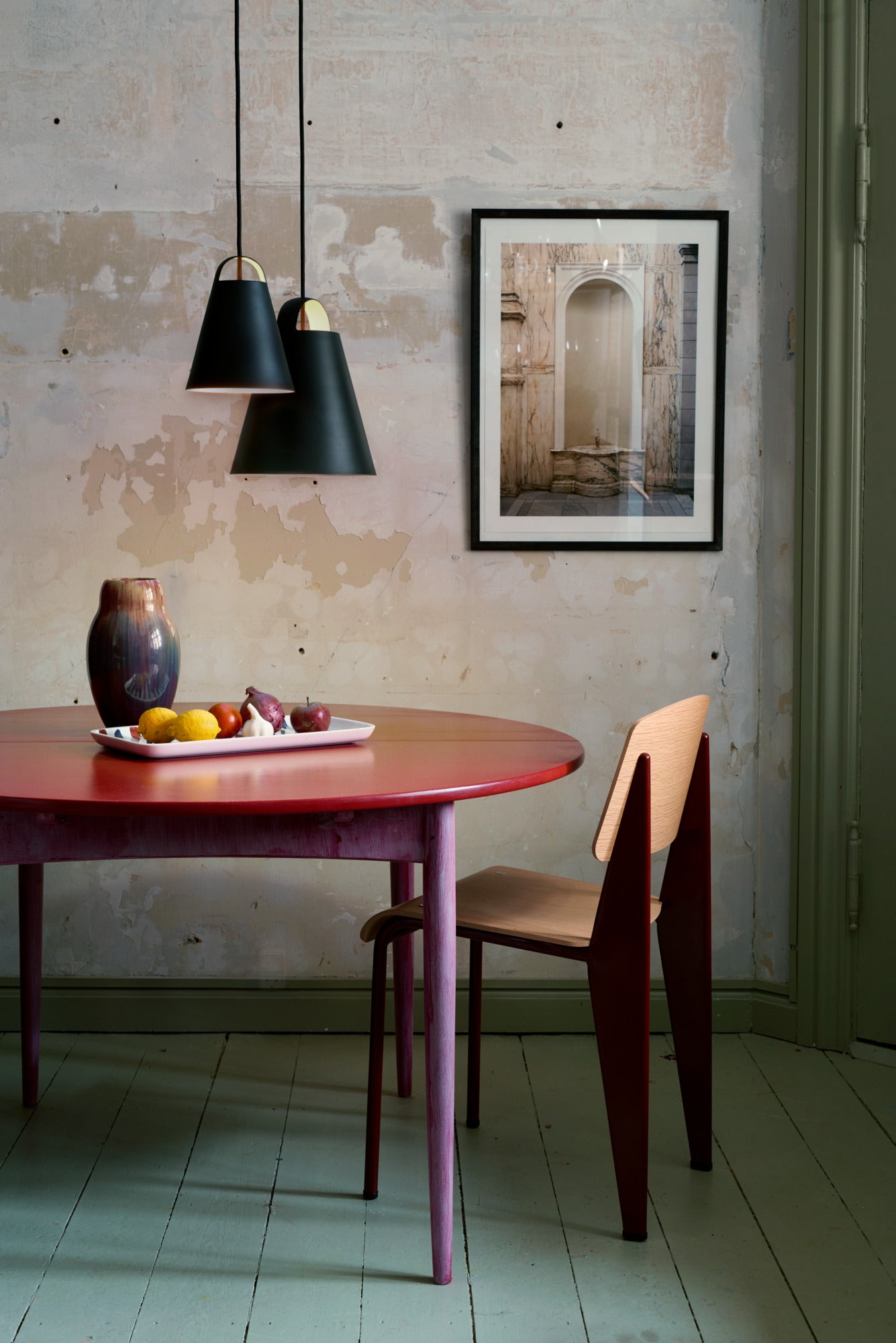 Závesná lampa ABOVE čierna