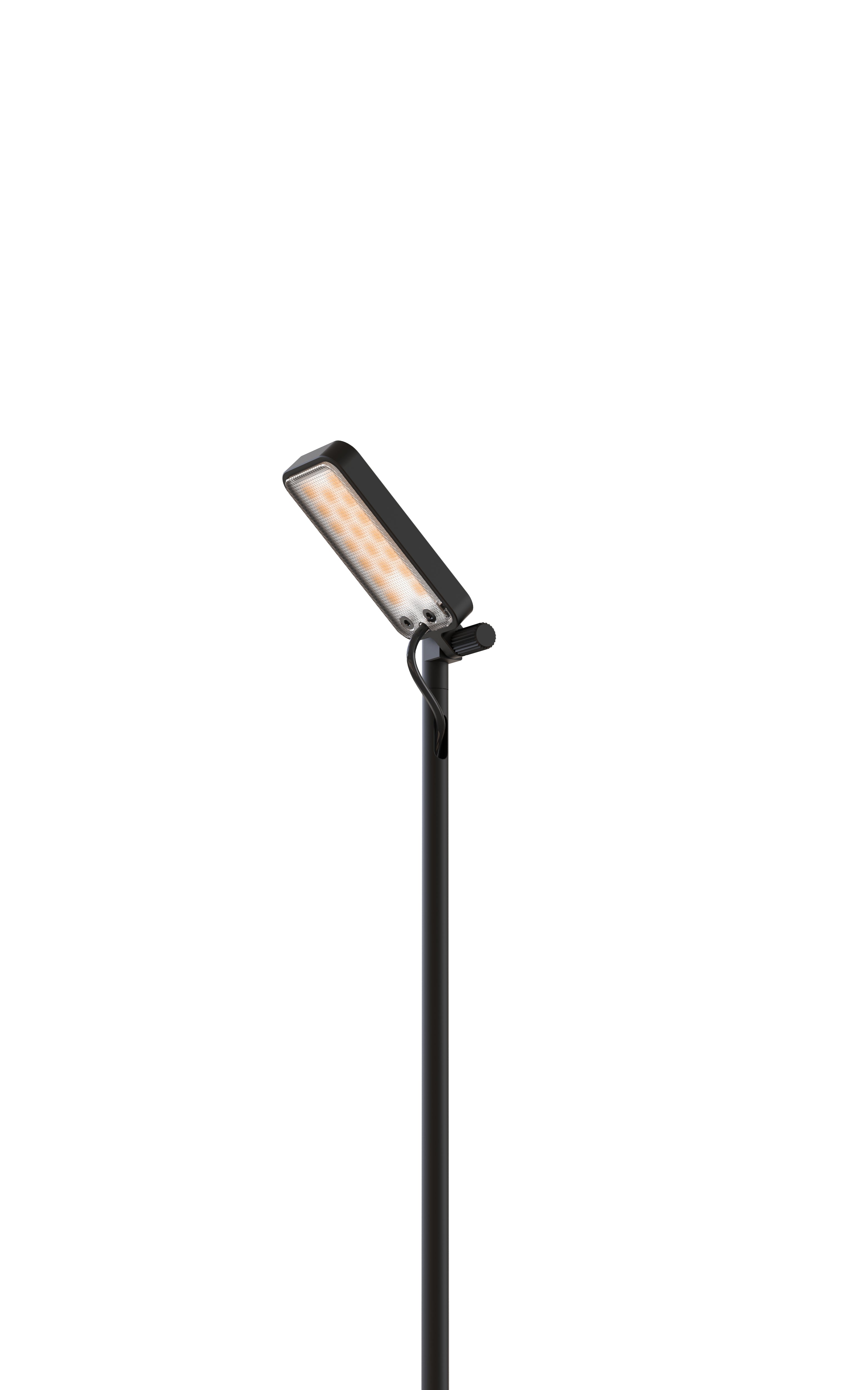 Portable outdoor floor lamp FLIA black