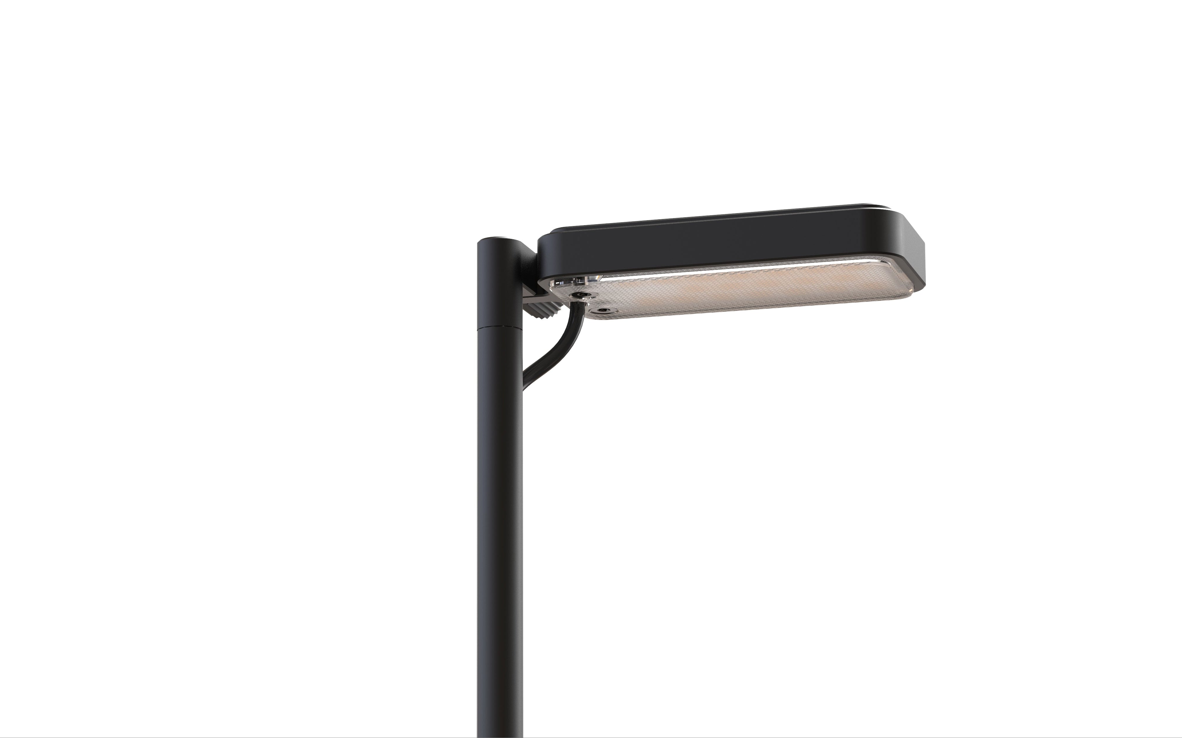 Portable outdoor floor lamp FLIA black