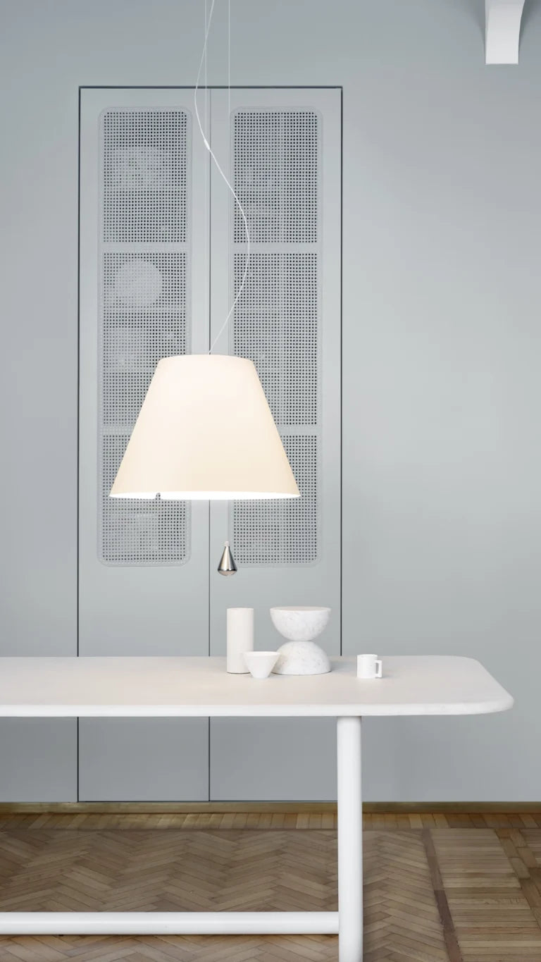 Závesná lampa LADY COSTANZA béžová