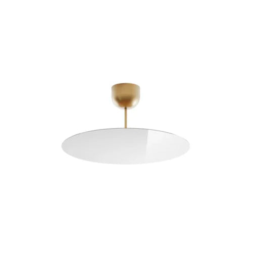 Závesná lampa MILLIMETRO mosadzná s efektom zrkadla