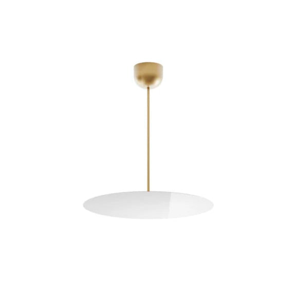 Závesná lampa MILLIMETRO mosadzná s efektom zrkadla