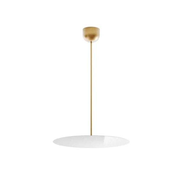 Závesná lampa MILLIMETRO mosadzná s efektom zrkadla