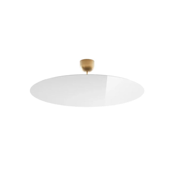 Závesná lampa MILLIMETRO mosadzná s efektom zrkadla