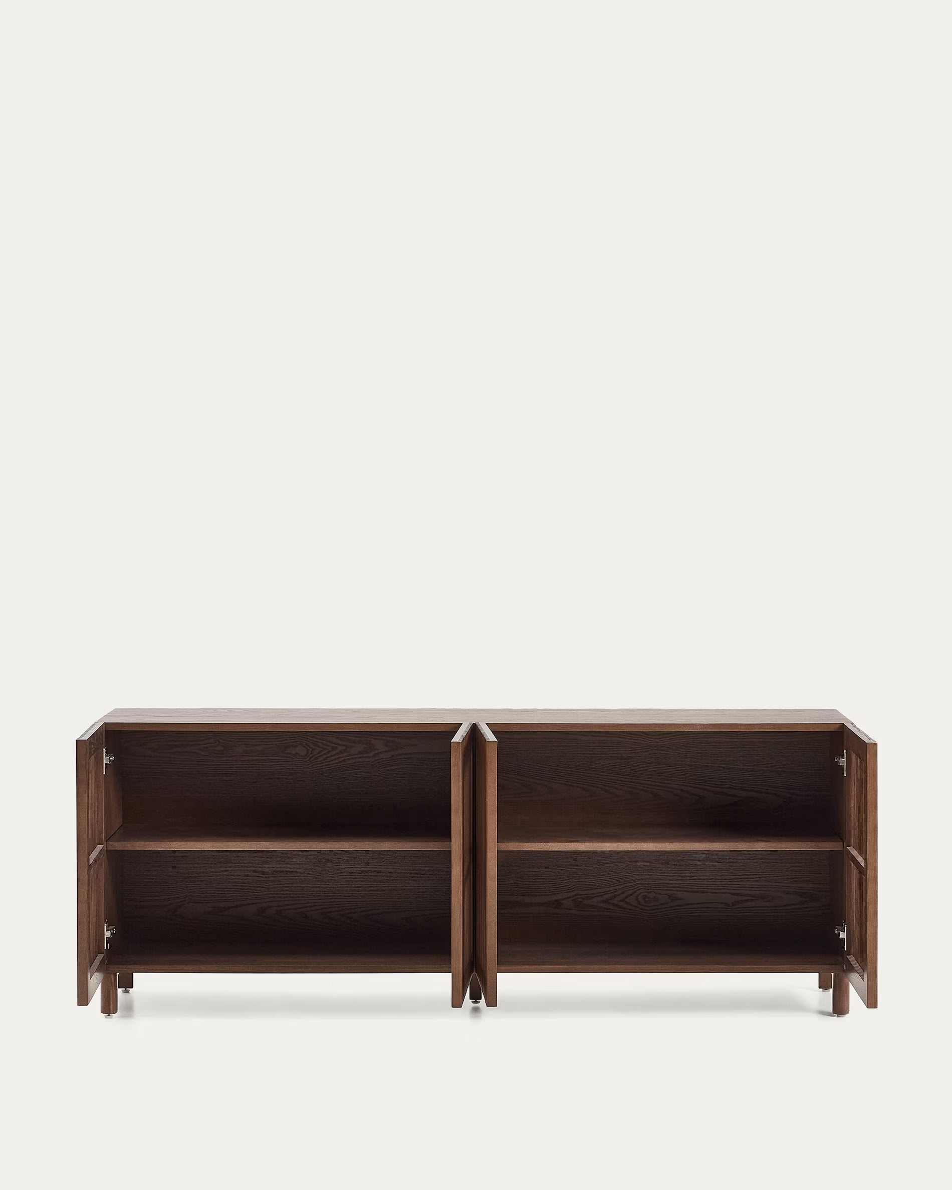 BEYLA Chest of Drawers dark brown ash wood