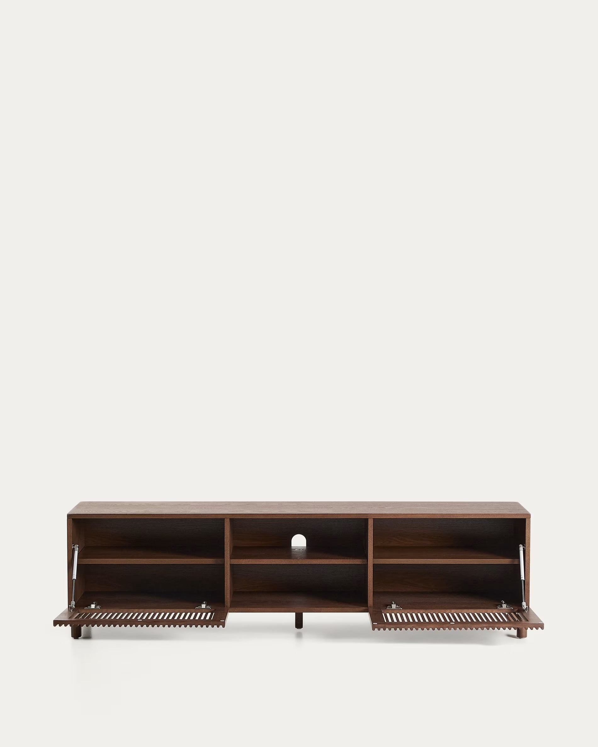 BEYLA TV Cabinet dark brown ash wood