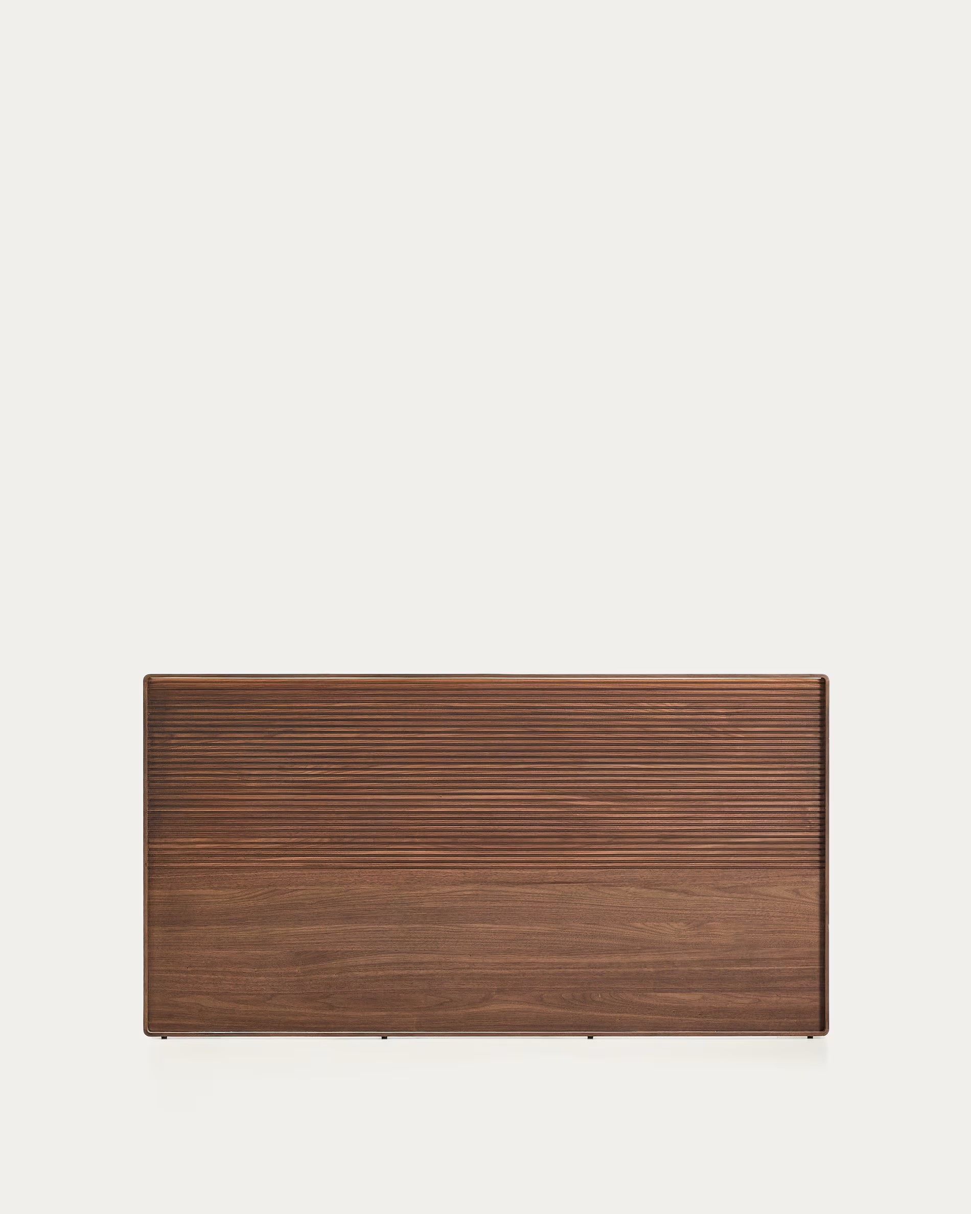 NORLEN headboard dark brown walnut veneer