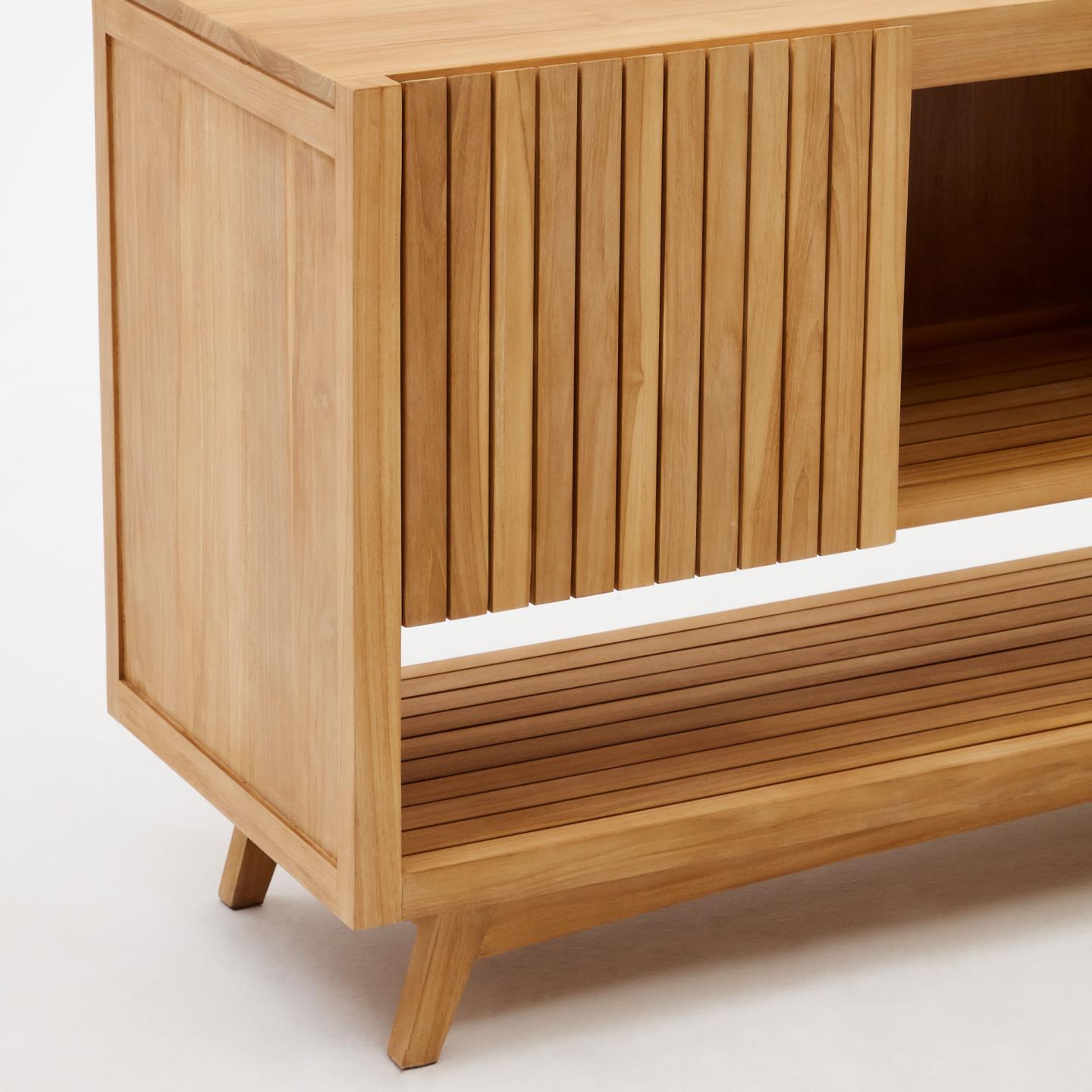 Szafka łazienkowa KUVENI lite drewno tekowe La Forma Eye on Design