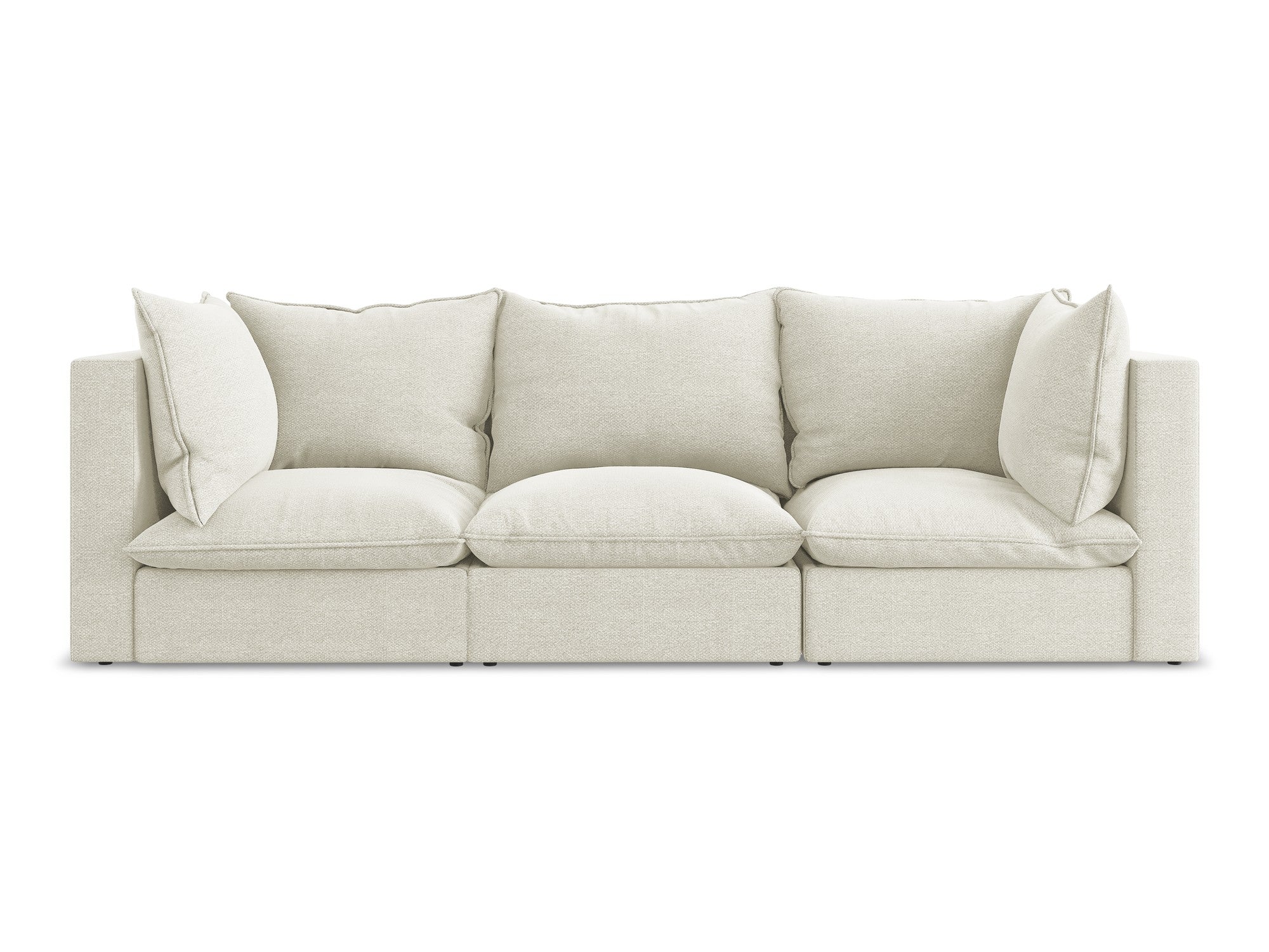 3-Seater Sofa MANAO Sand Boucle