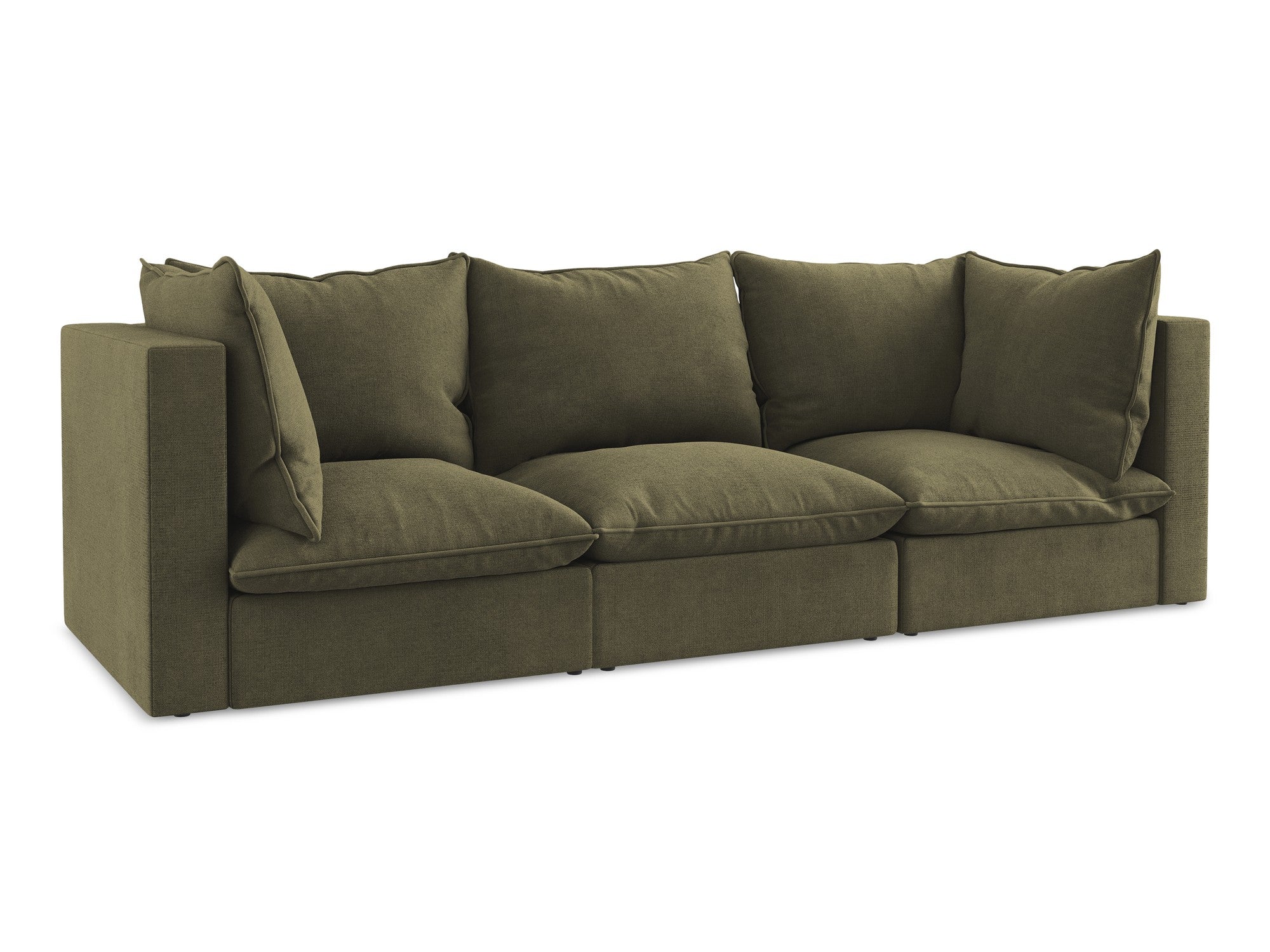 3-Seater Sofa MANAO Olive Green