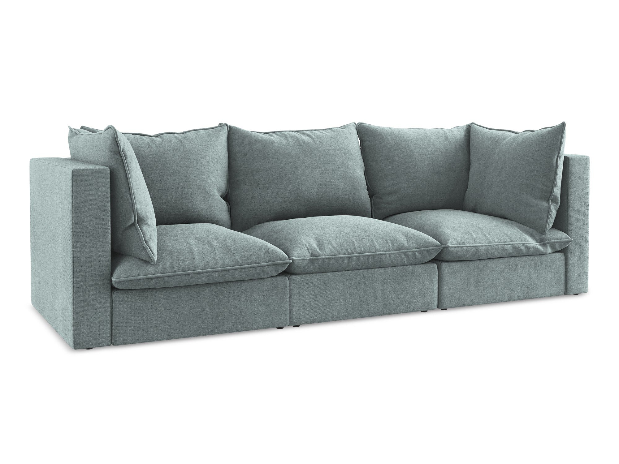 3-Seater Sofa MANAO Denim Blue