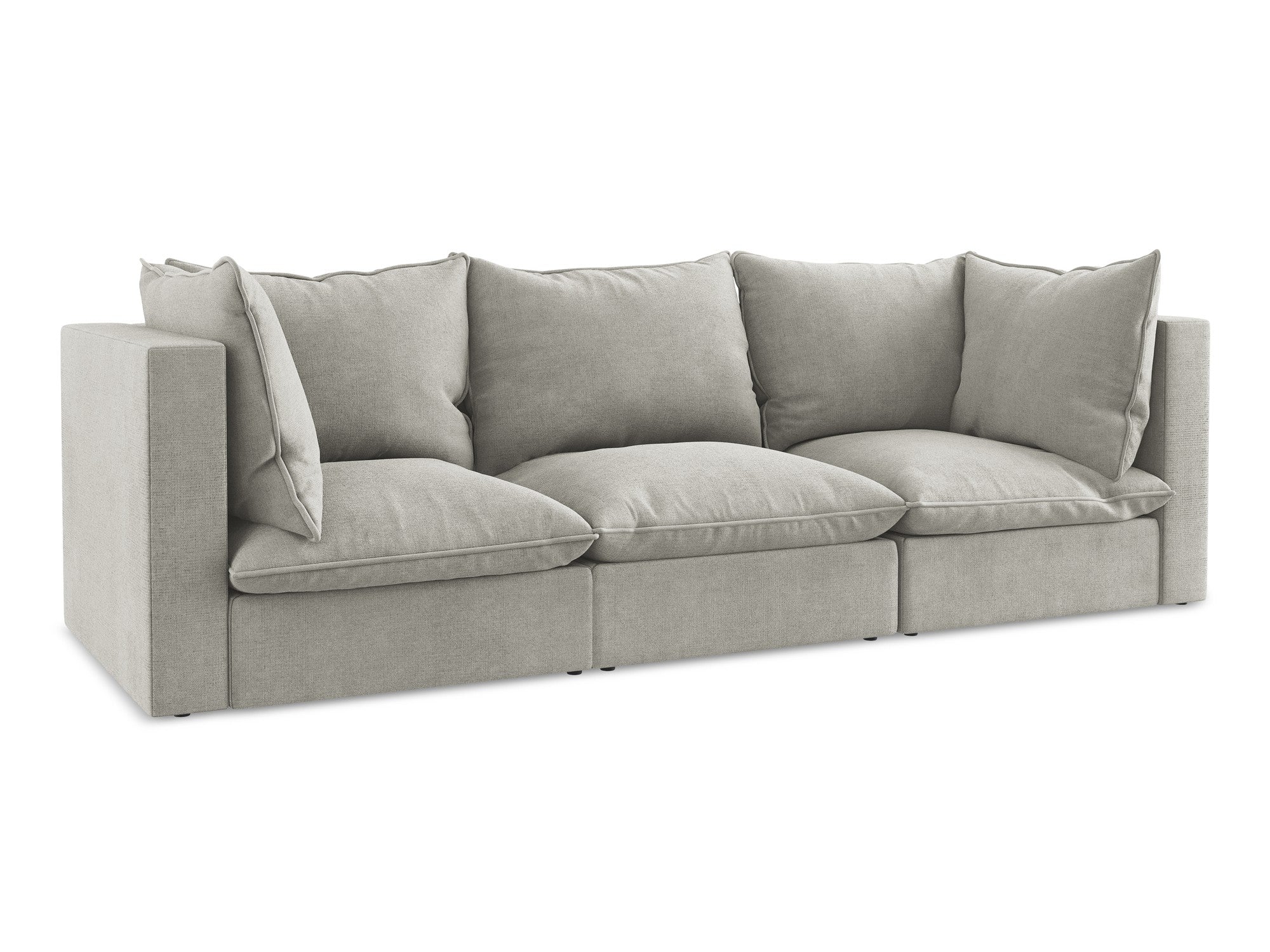 3-Seater Sofa MANAO Light Gray