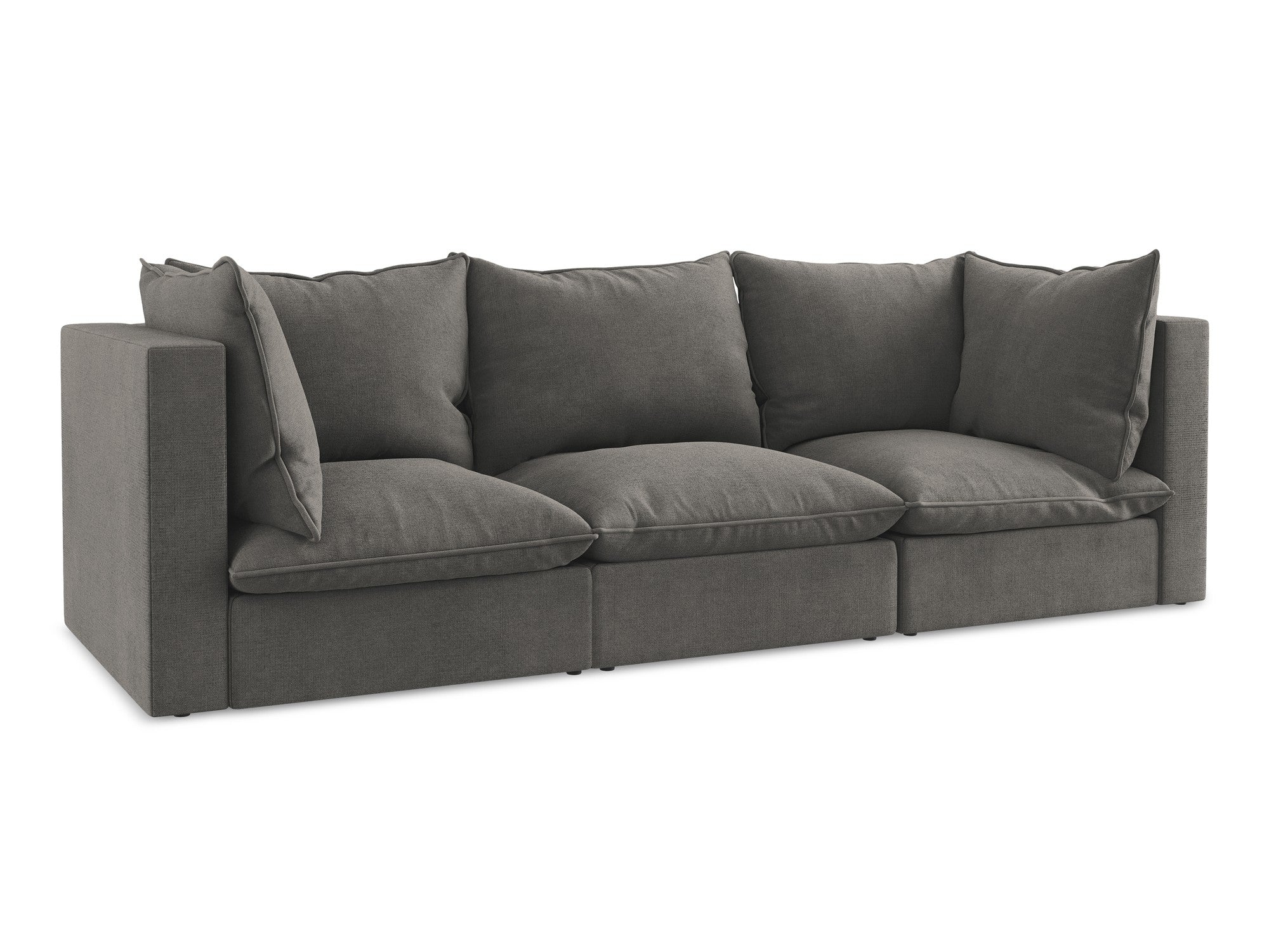 3-Seater Sofa MANAO Dark Gray