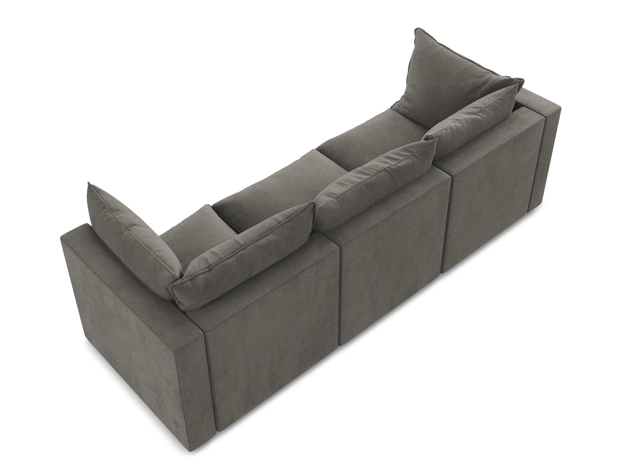3-Seater Sofa MANAO Dark Gray