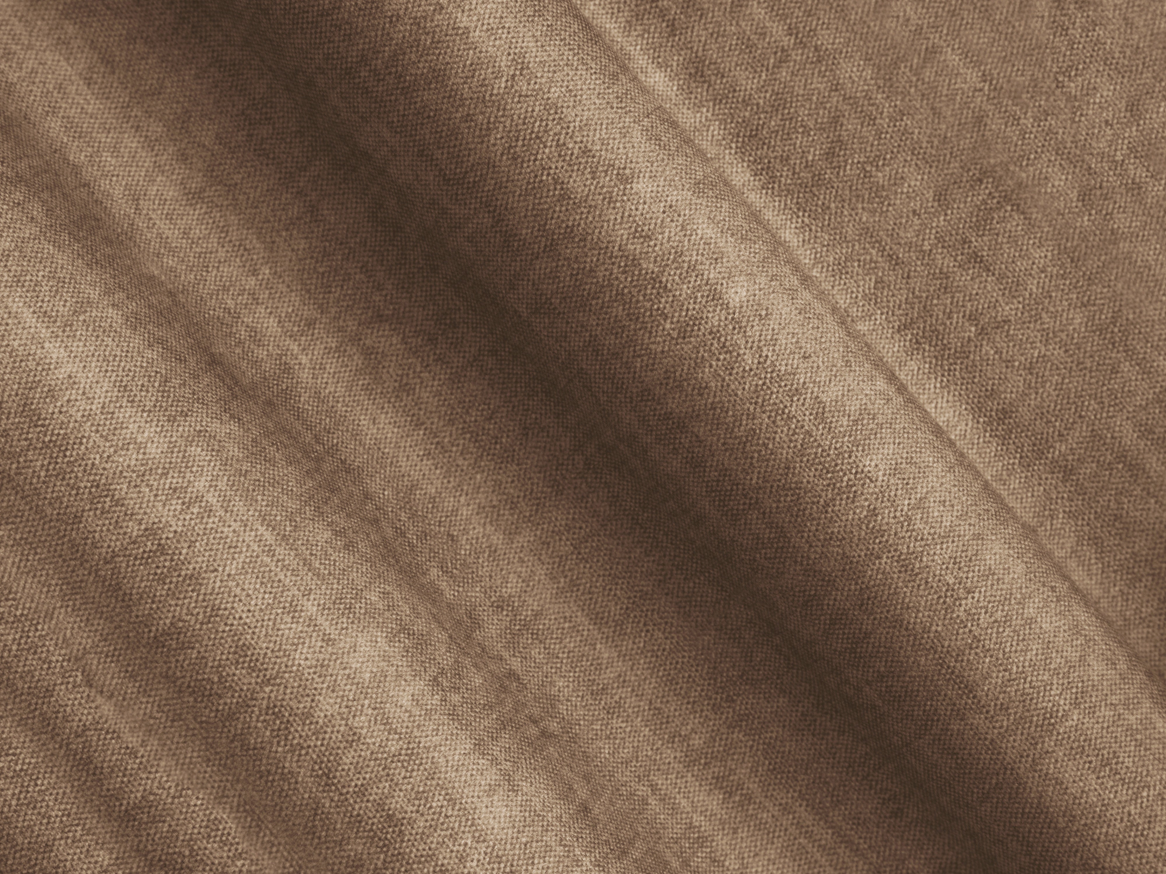 Velvet sofa with sleeping function RIBES dark beige