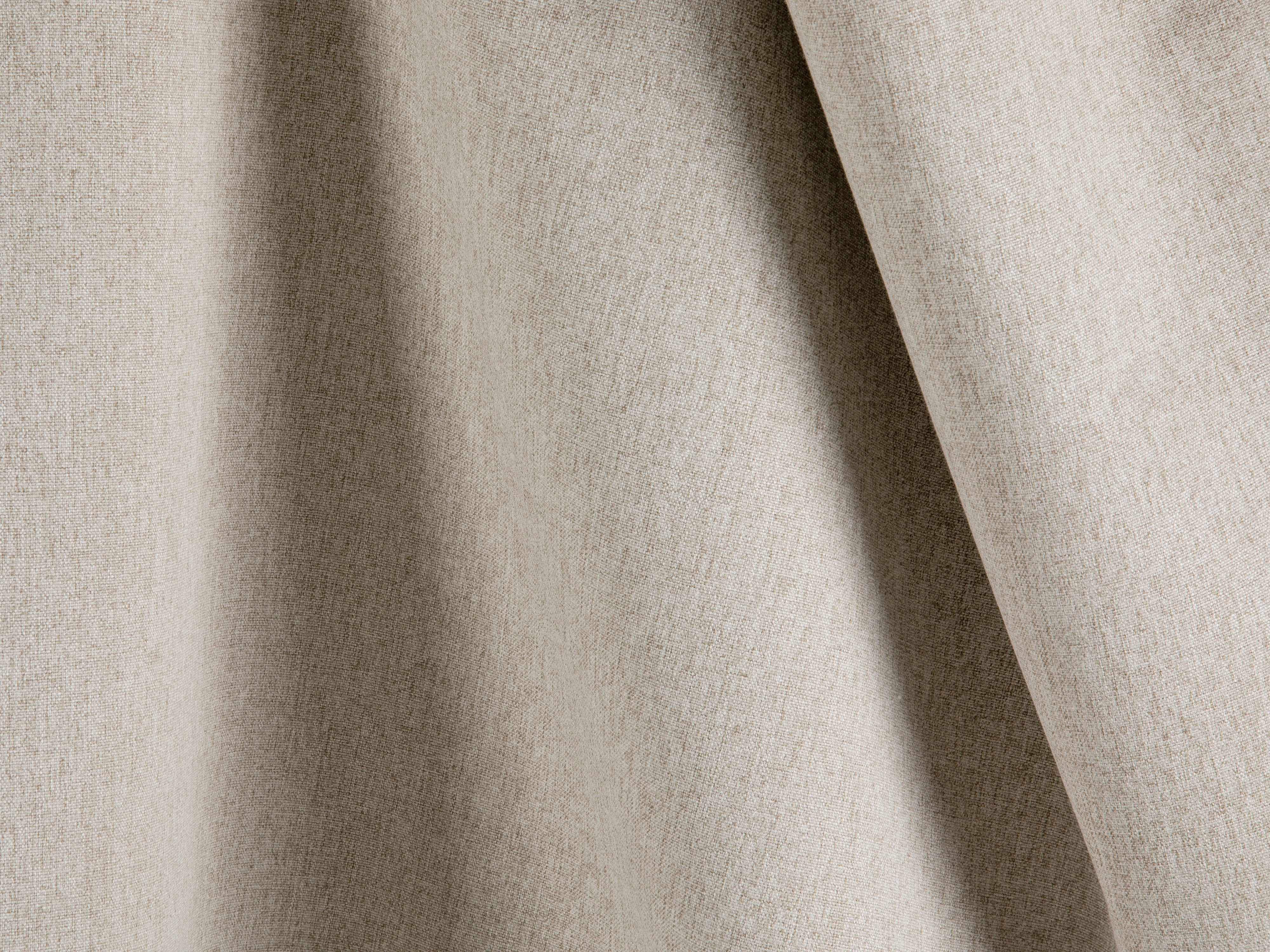 RIBES Beige Chenille Sofa with Sleeping Function