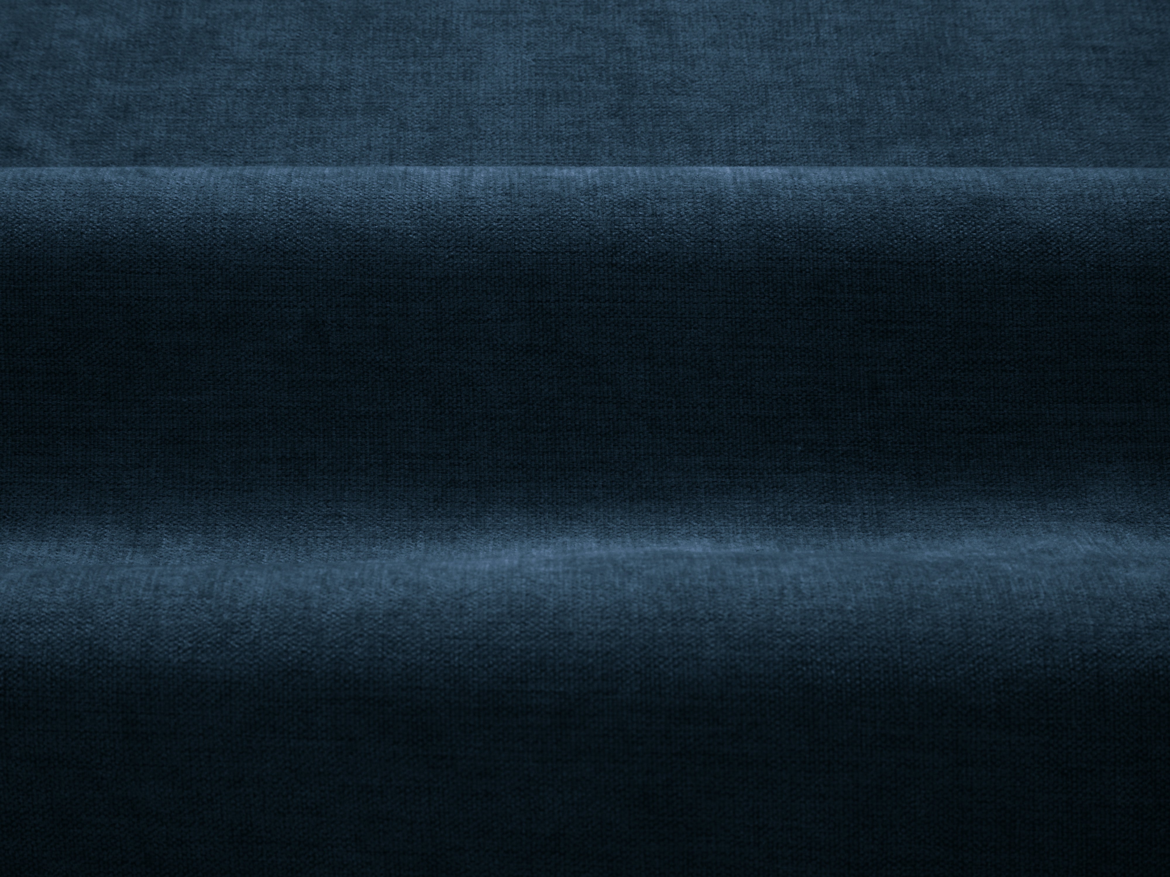 Pohovka 3-miestna DAPHNE tmavomodrý šenil